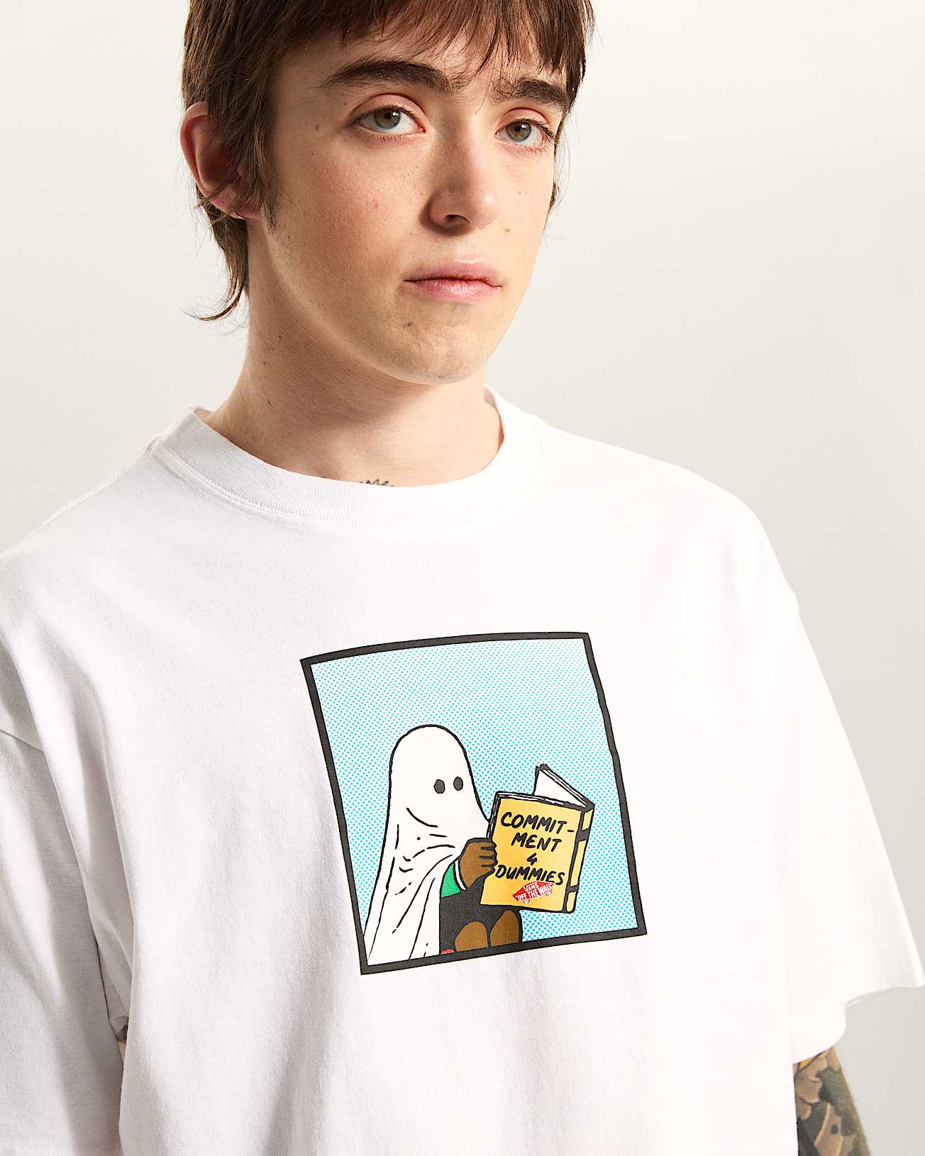 Commitment 4 Dummies Loose TShirt VANS White ALT5