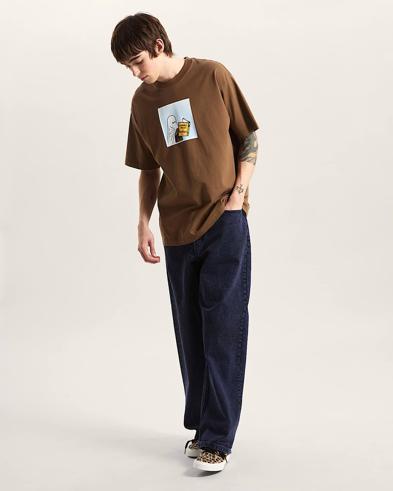 Commitment 4 Dummies Loose TShirt VANS Braun ALT4