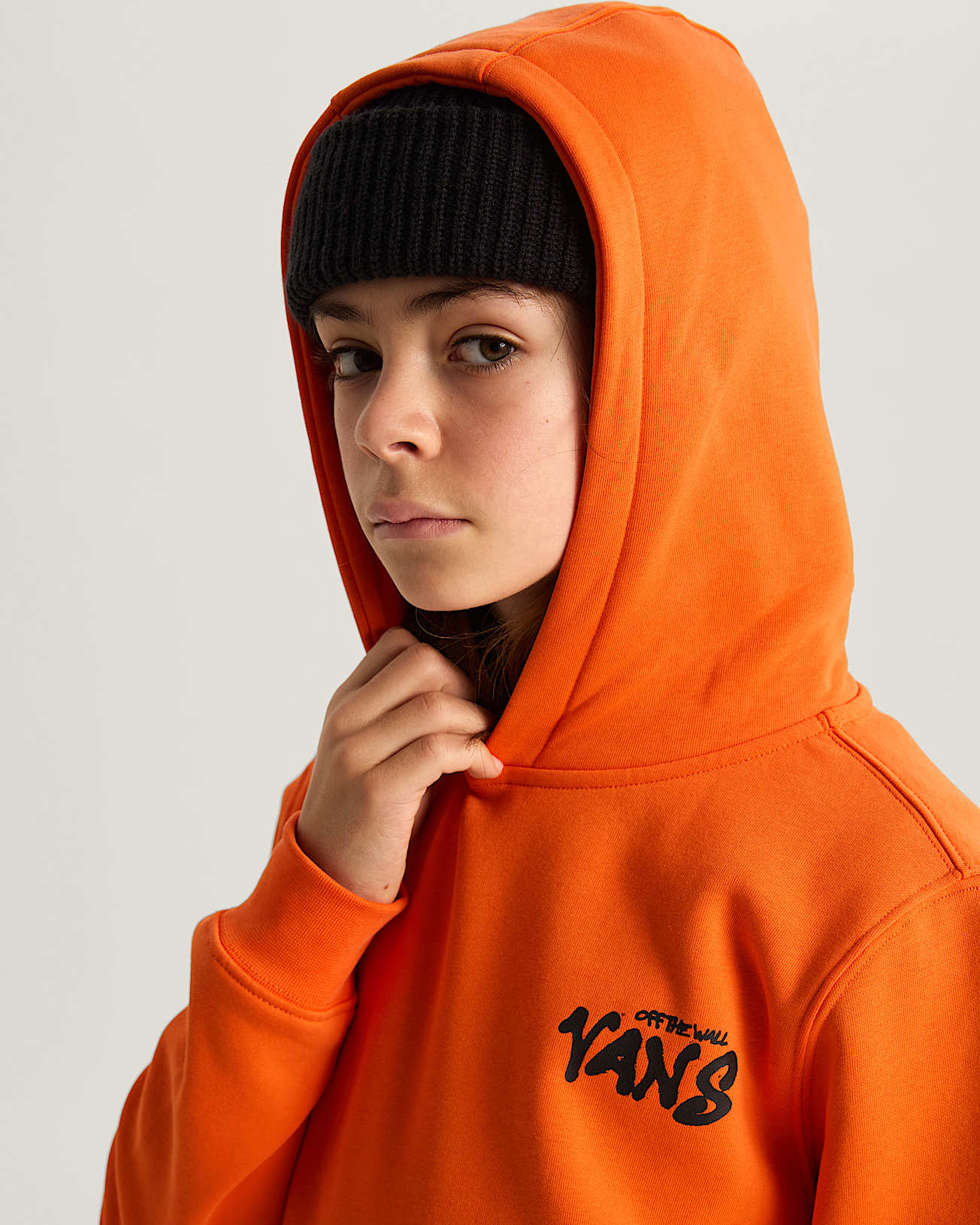 Felpa con cappuccio BY REAPER SAM 814 anni VANS Arancio ALT6