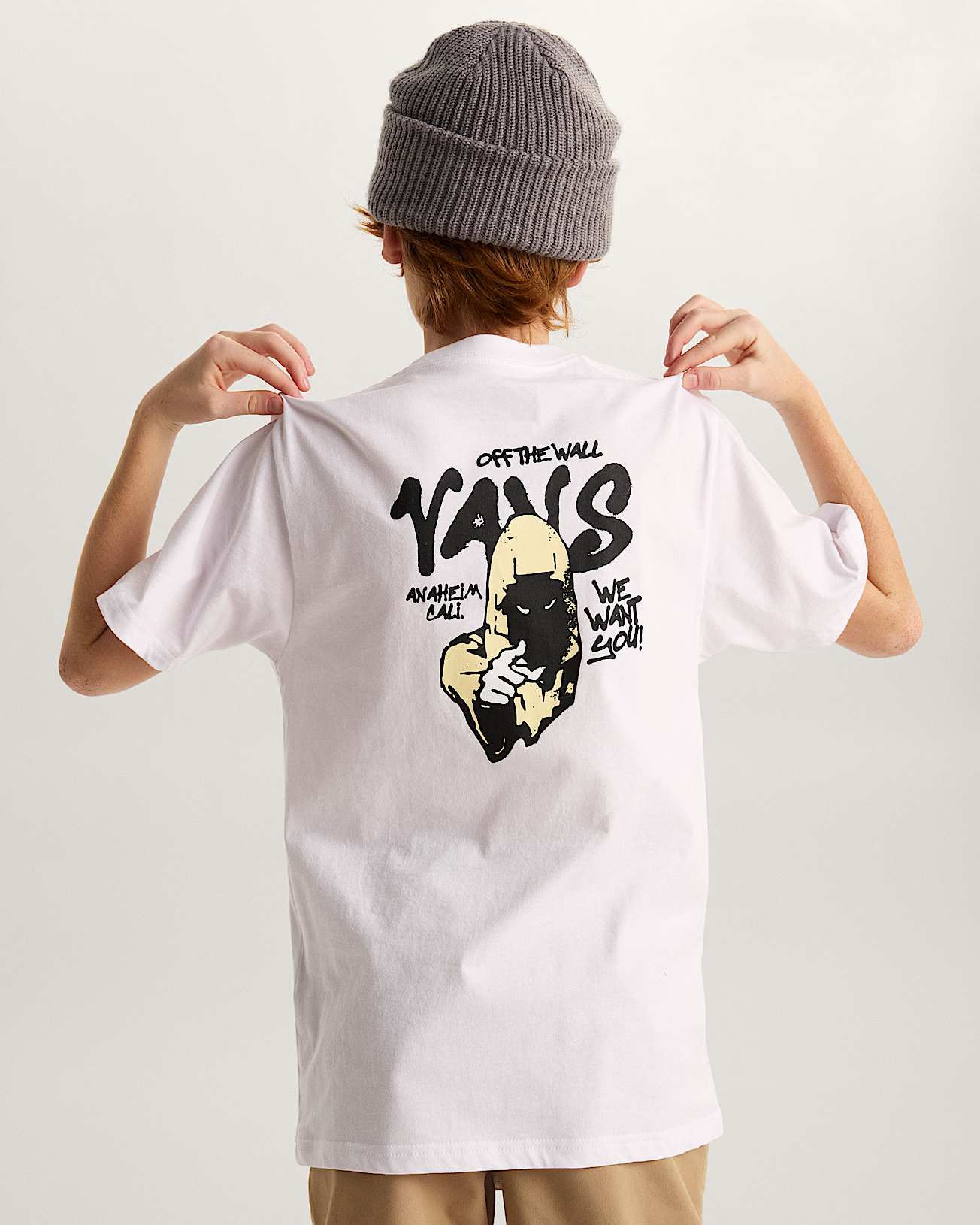 Tshirt  manches courtes BY REAPER SAM VANS Blanc ALT3