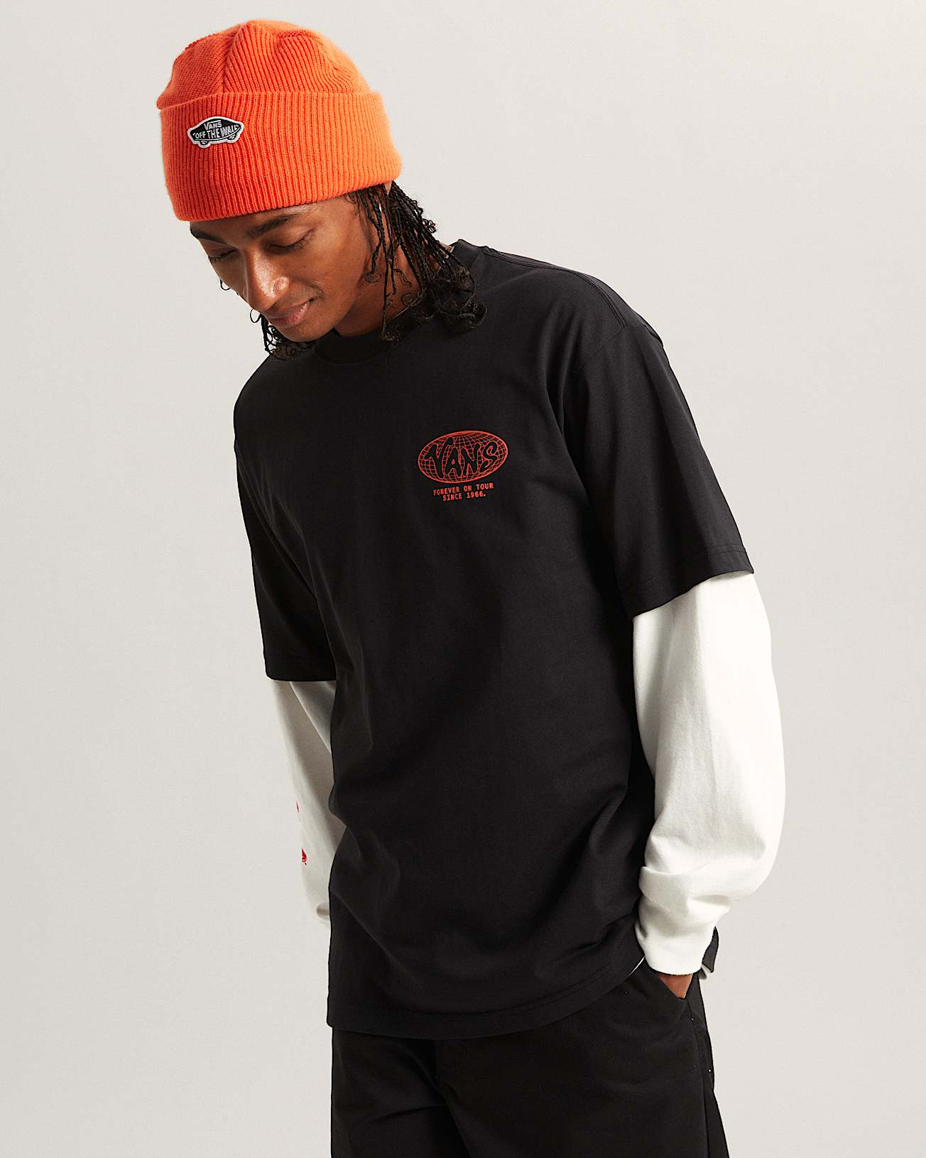 World Tour Loose TShirt VANS Schwarz ALT2