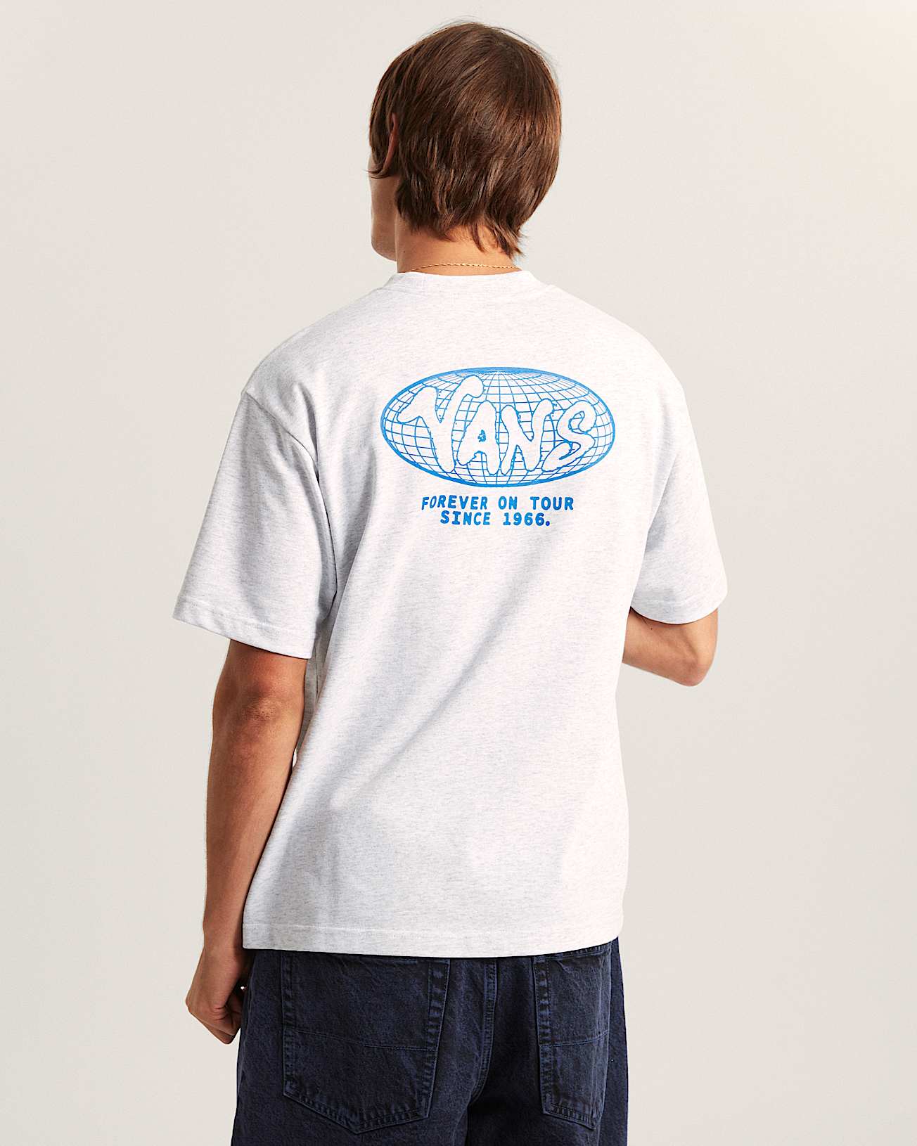 WORLD TOUR LOOSE SS TEE Light Grey Heather VANS Gris ALT3