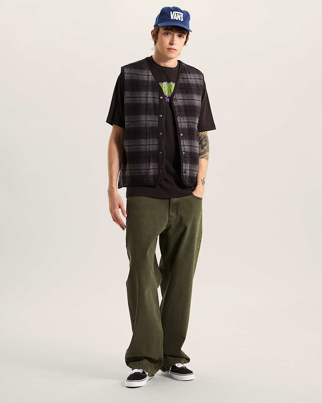 Vans Graff Loose TShirt VANS Schwarz ALT4