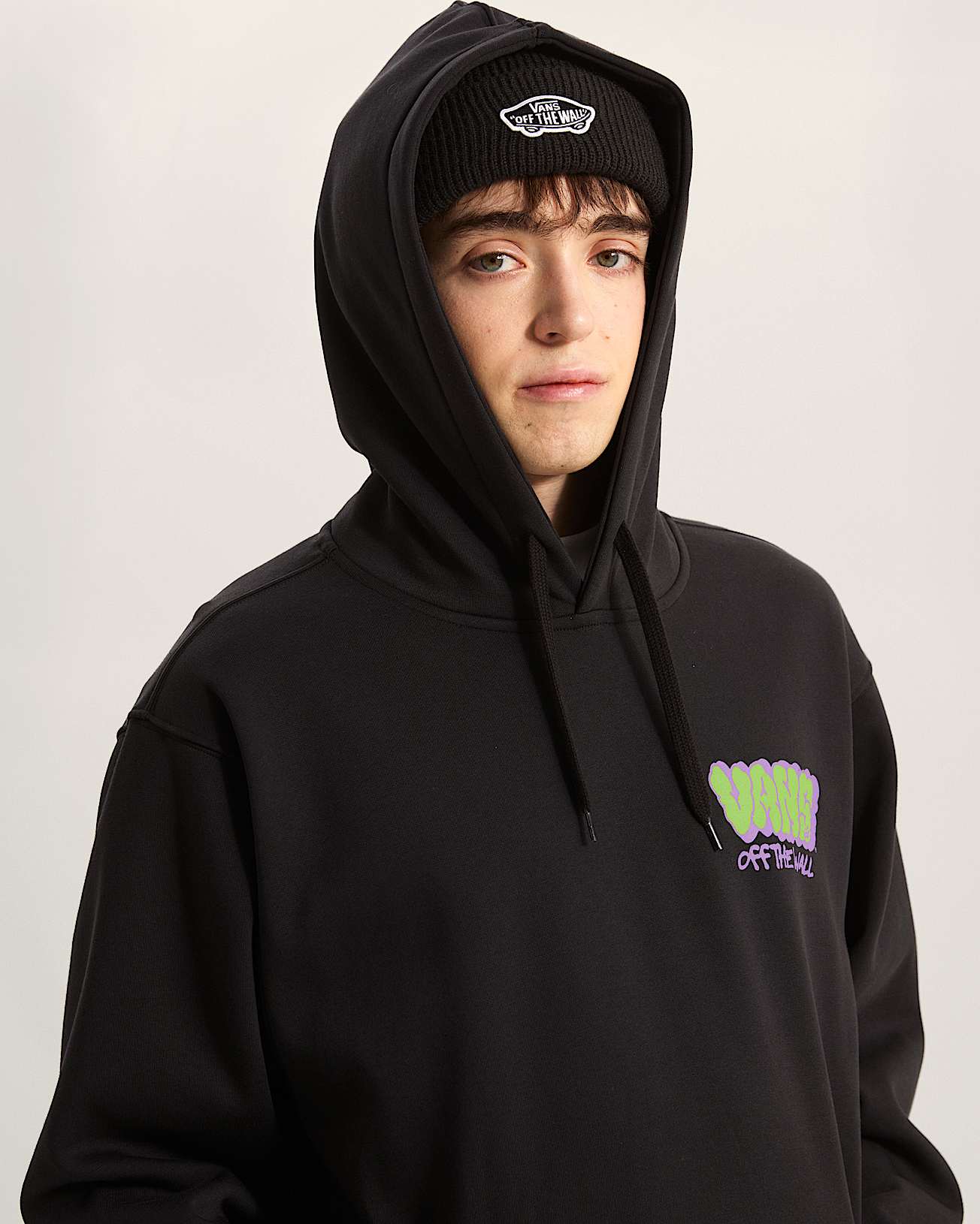 Felpa con cappuccio Vans Graff Loose VANS Nero ALT6