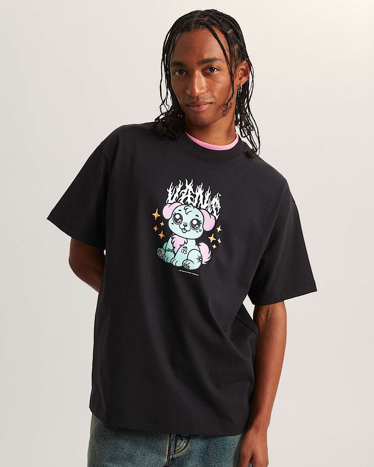 Puppy Loose TShirt VANS Black ALT2