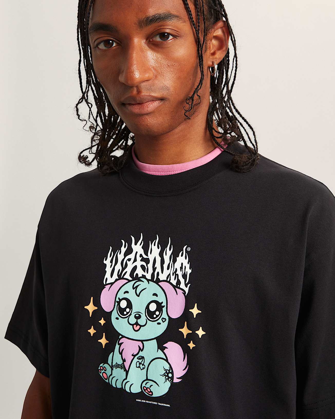 Puppy Loose TShirt VANS Black ALT5