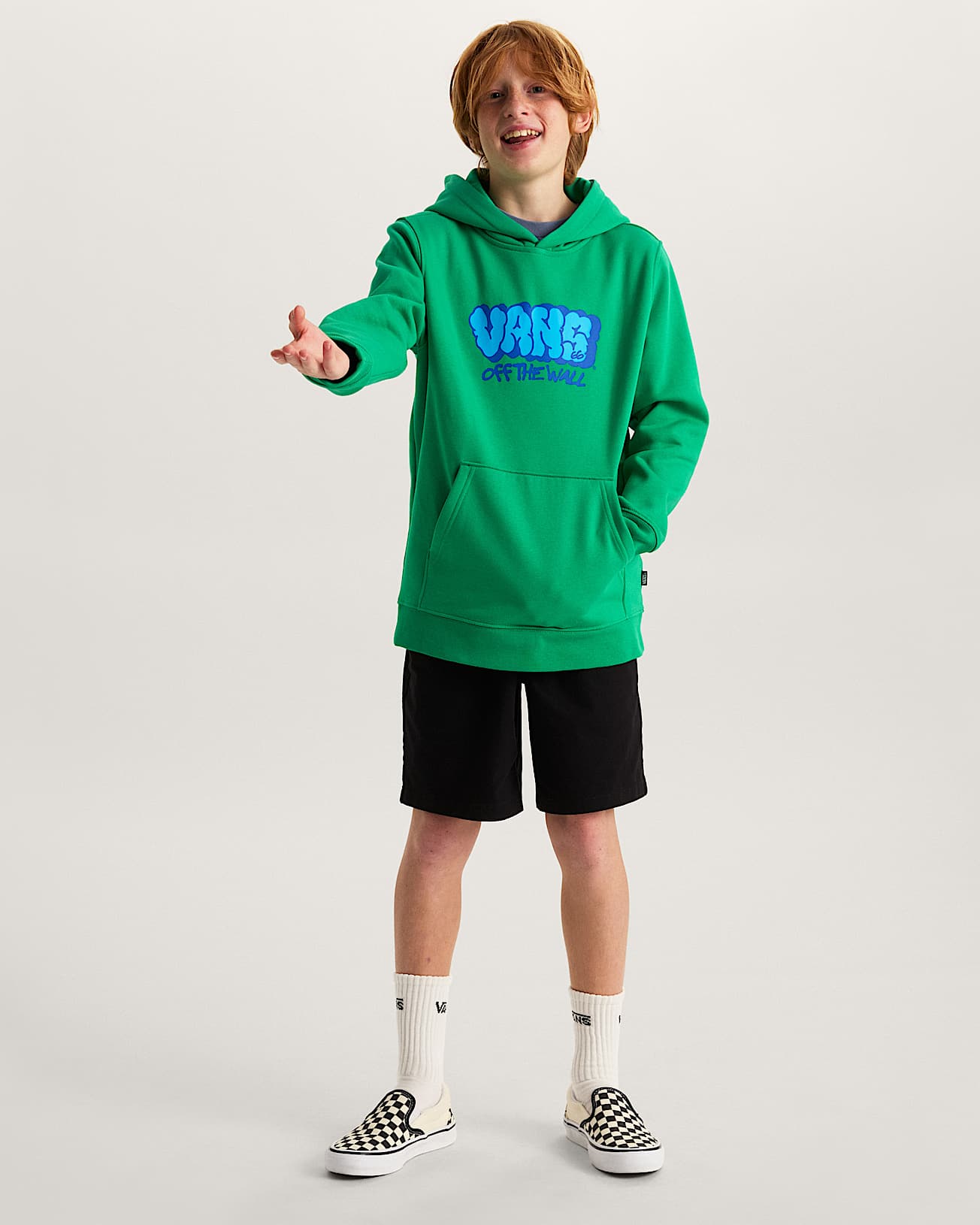 Sweat  capuche By Vans Graff Enfant 814 ans VANS Vert ALT5