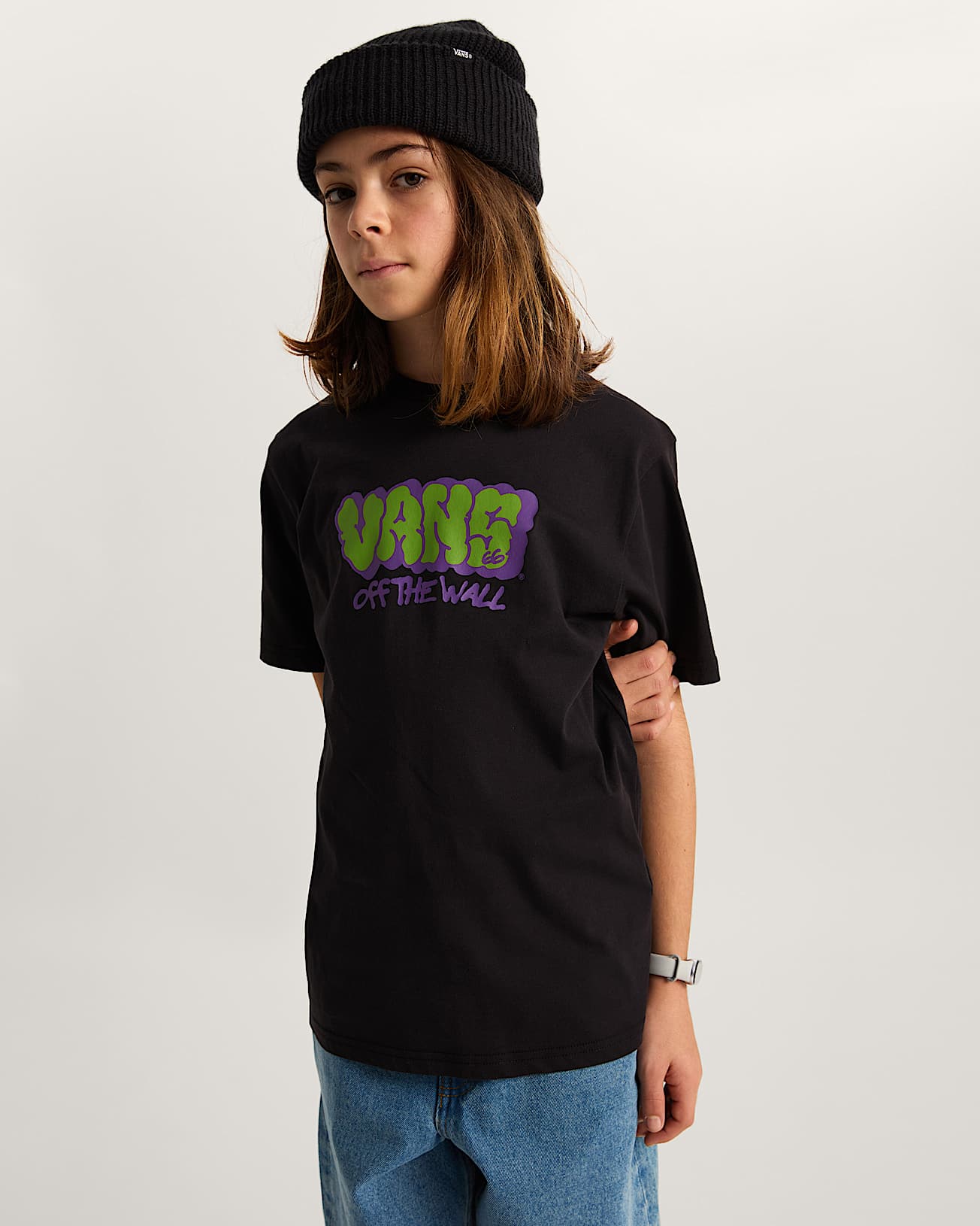 Kinder Vans Graff TShirt 814 Jahre VANS Schwarz ALT2