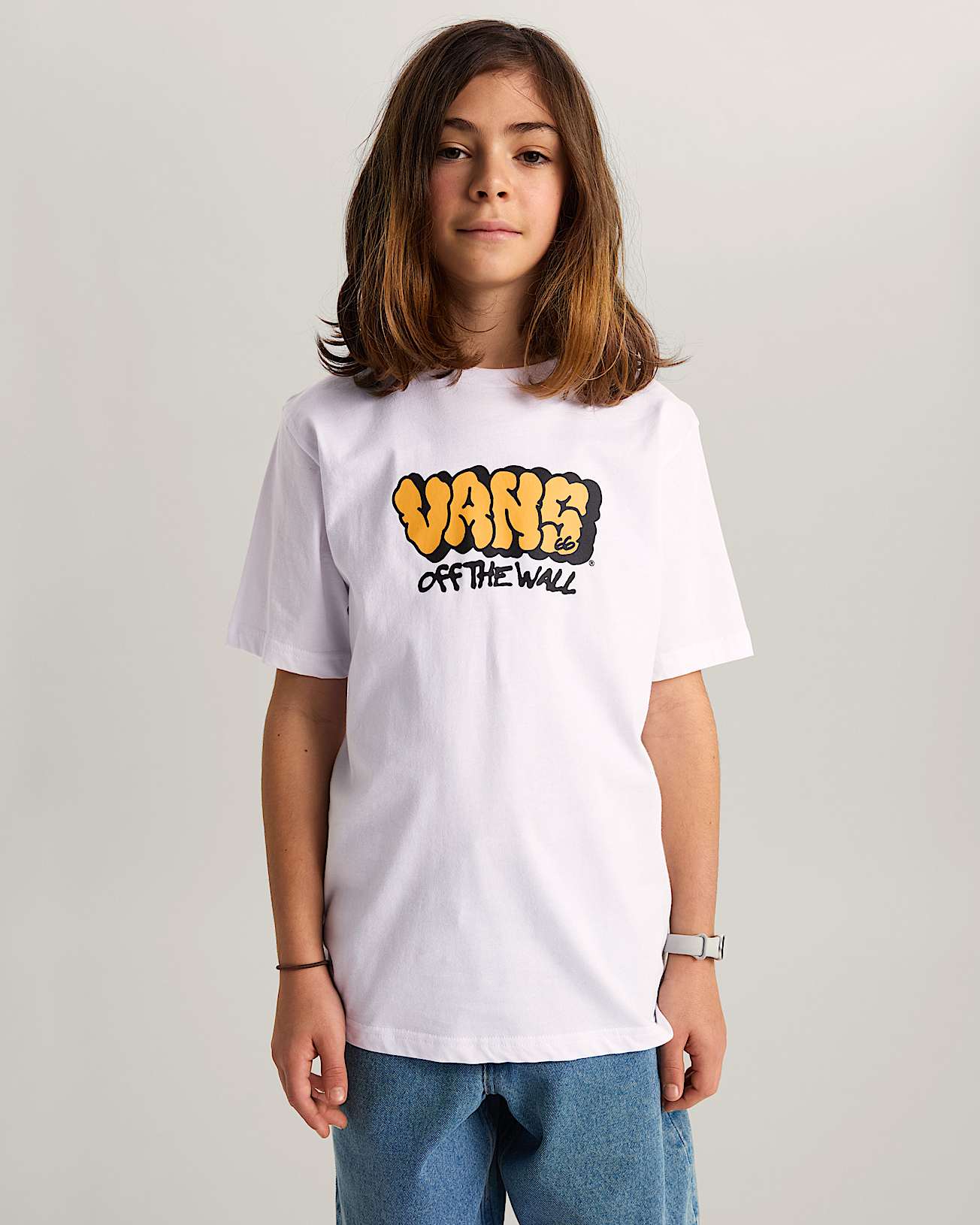 Kids By Vans Graff TShirt 814 Years VANS White ALT2