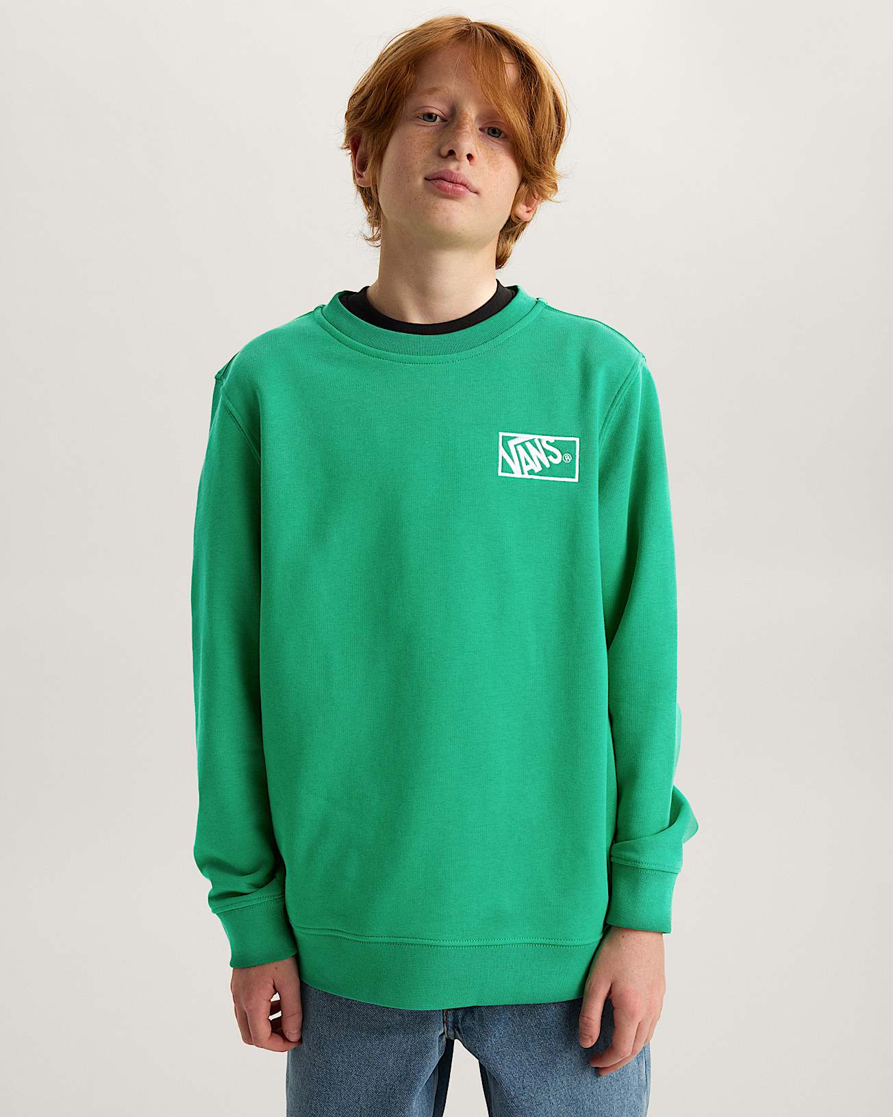 BY BLOCKED BOX CREW Vivid Verdant VANS Green ALT2