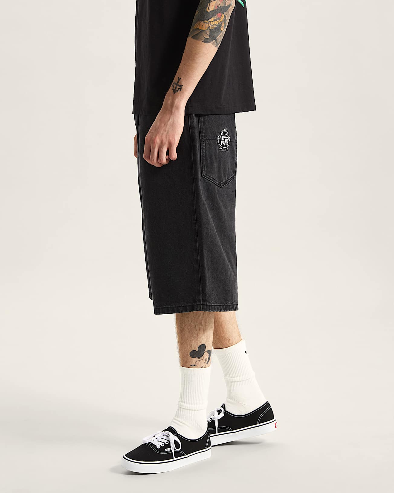 Pantaloncini in denim Stretched Logo VANS Nero ALT4