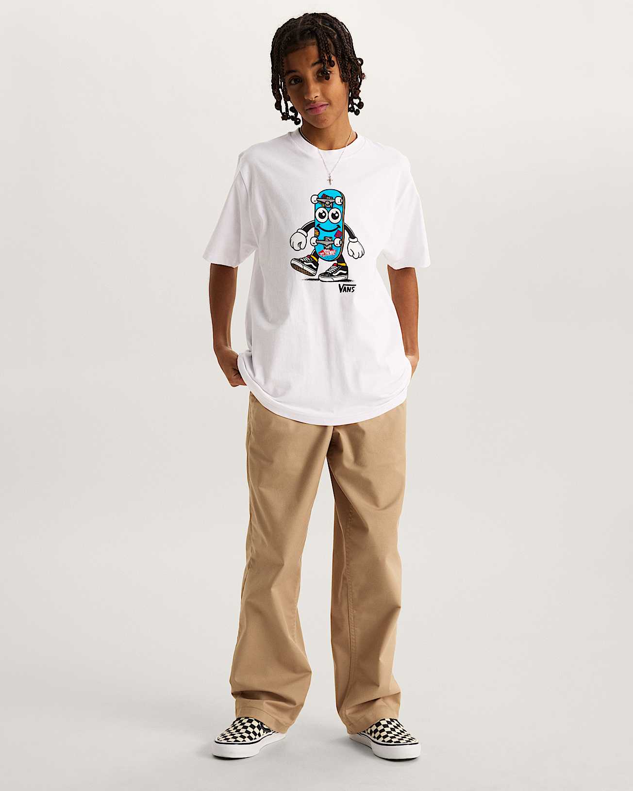 Lil Roller TShirt 814 Jahre VANS Wei ALT4