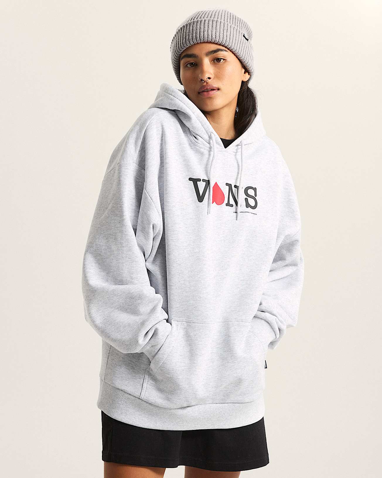 SOUVENIR Pullover Hoodie VANS Grey ALT3