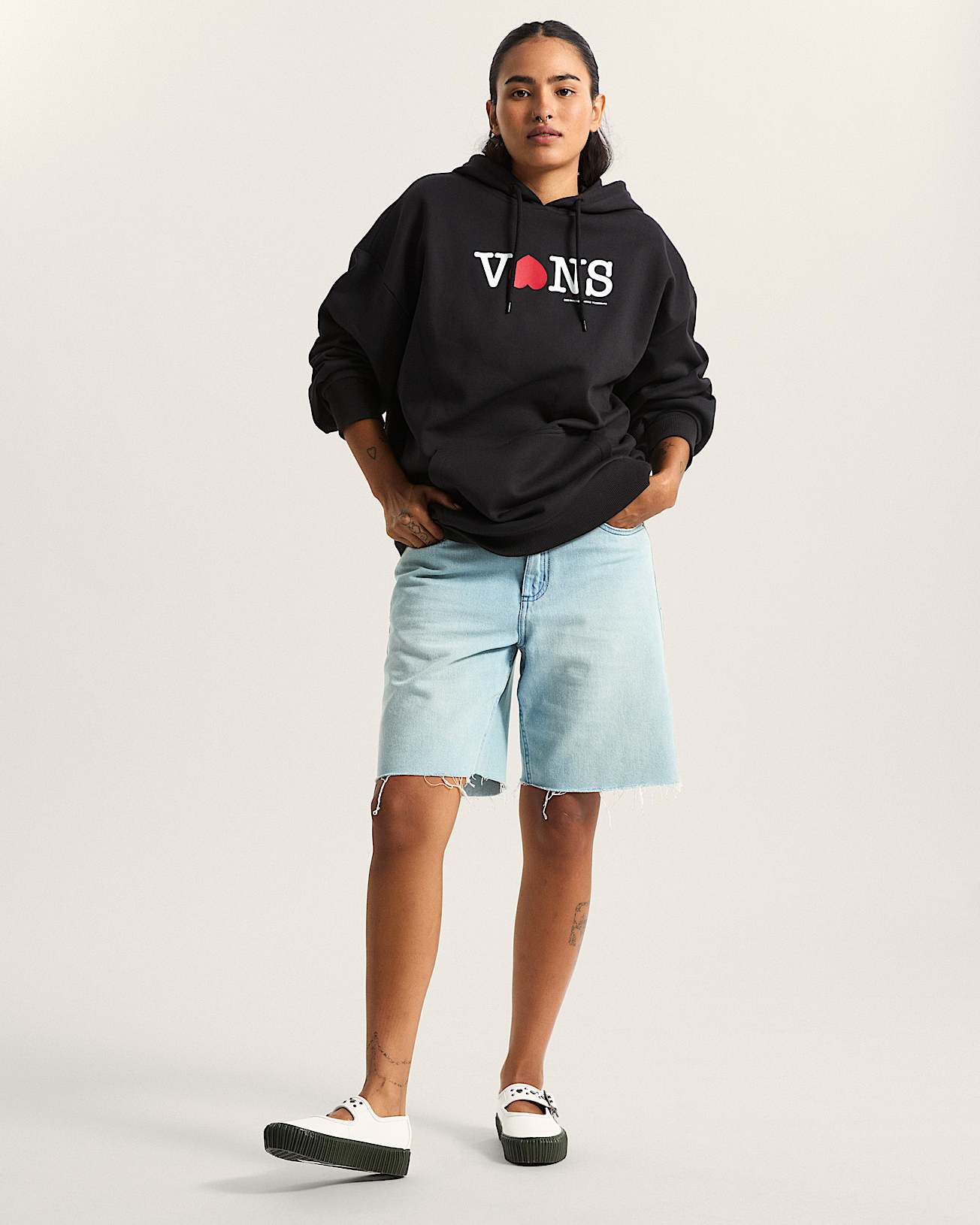 Felpa con cappuccio SOUVENIR VANS Nero ALT6