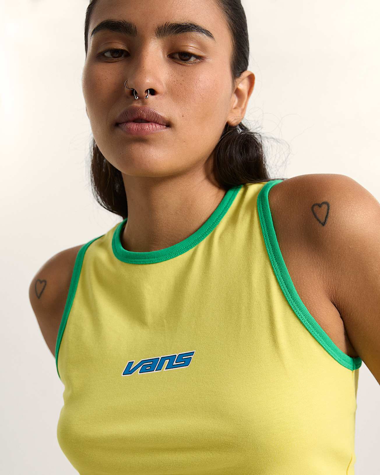 Retro Speed Tanktop VANS Geel ALT5