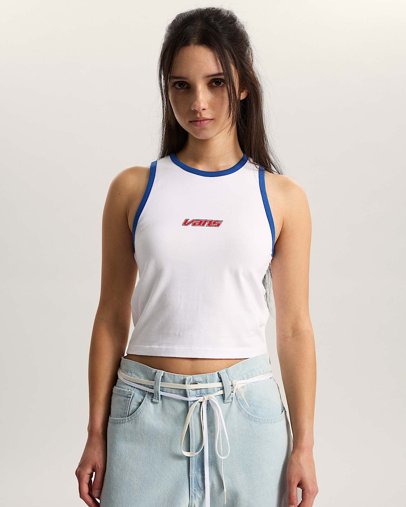 Retro Speed Tank TShirt VANS White ALT2