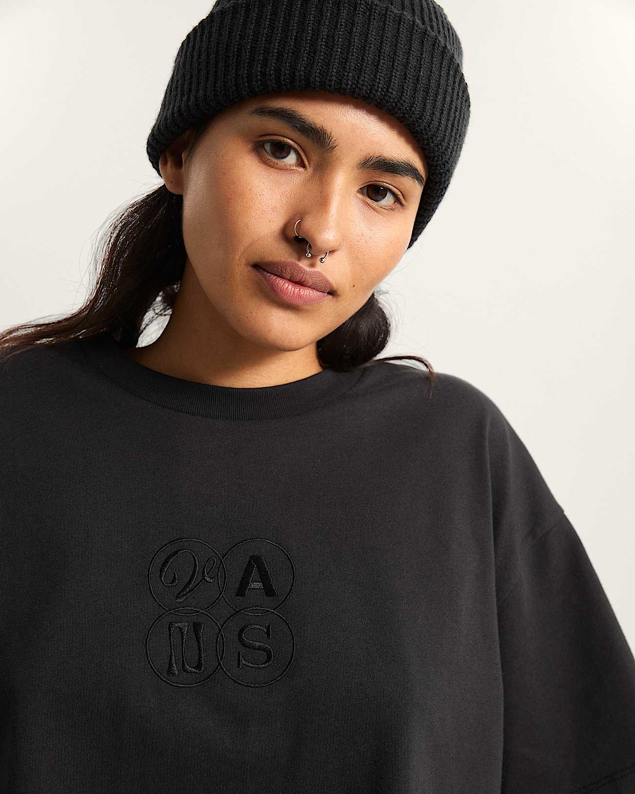 Ellipse Relax Crop TShirt VANS Schwarz ALT5