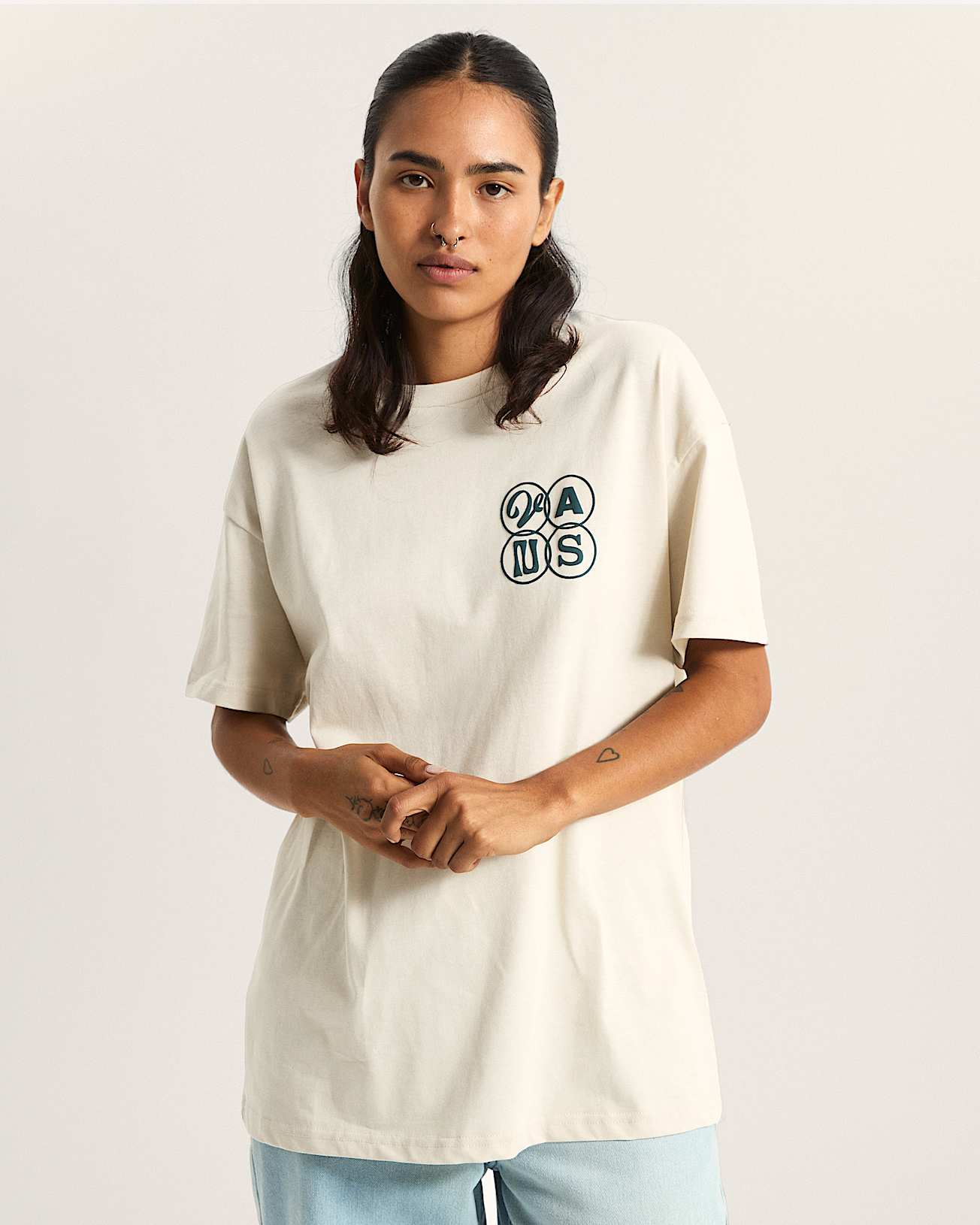 Ellipse TShirt VANS Beige ALT2