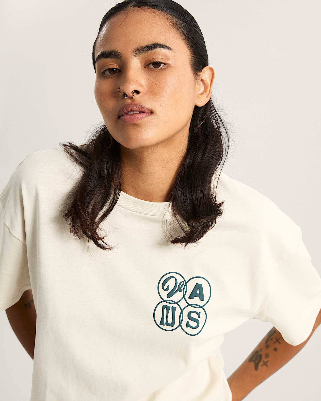 Ellipse TShirt VANS Beige ALT5