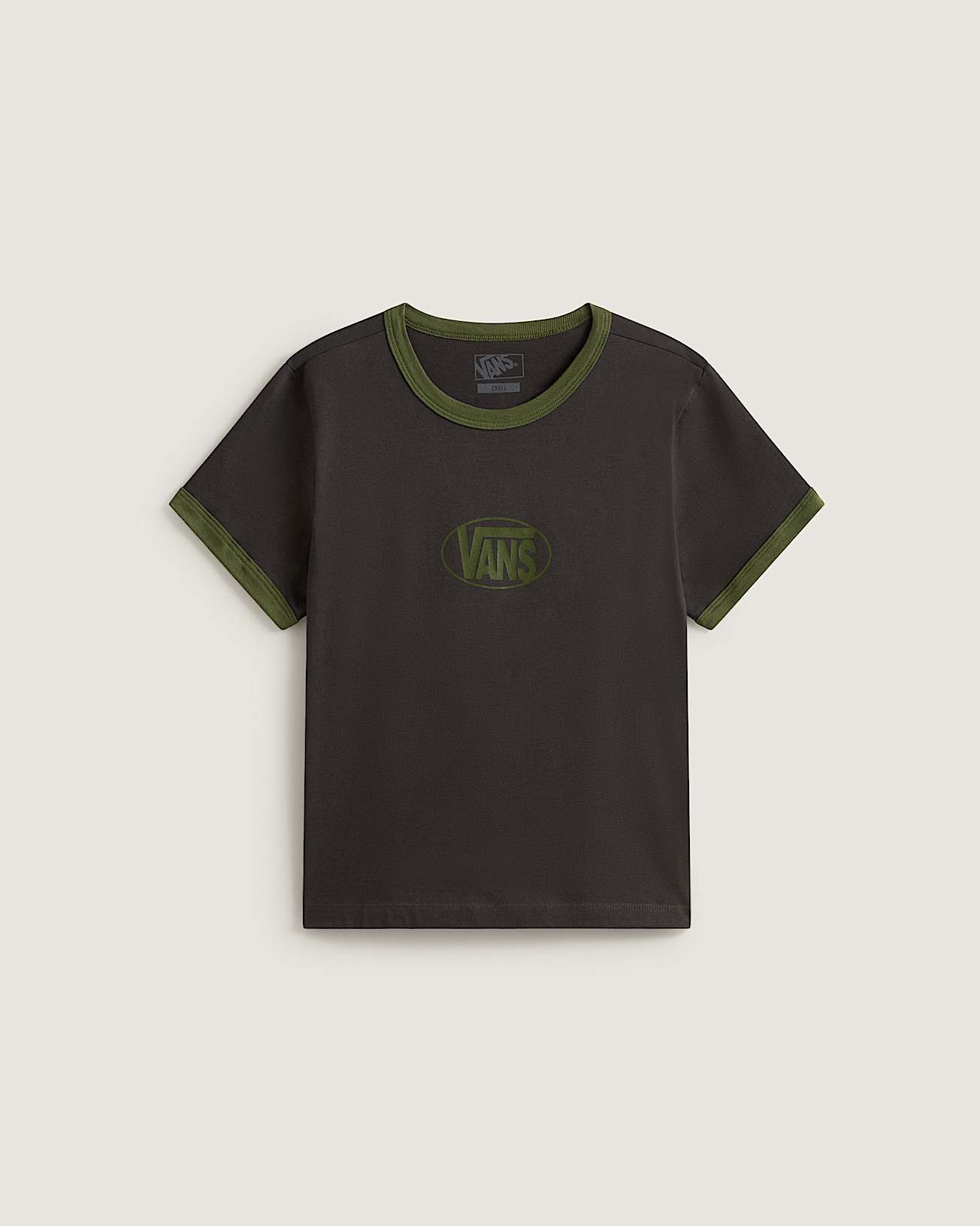 Circle V RingerTShirt VANS Schwarz HERO