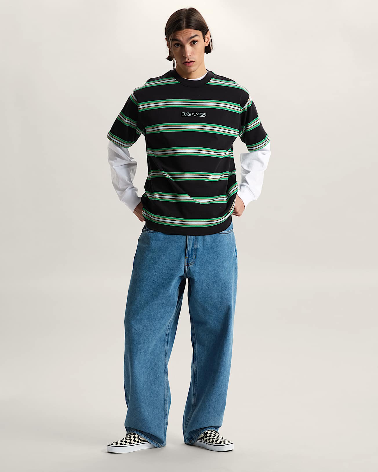 Chemise Mesa Stripe VANS Noir ALT4