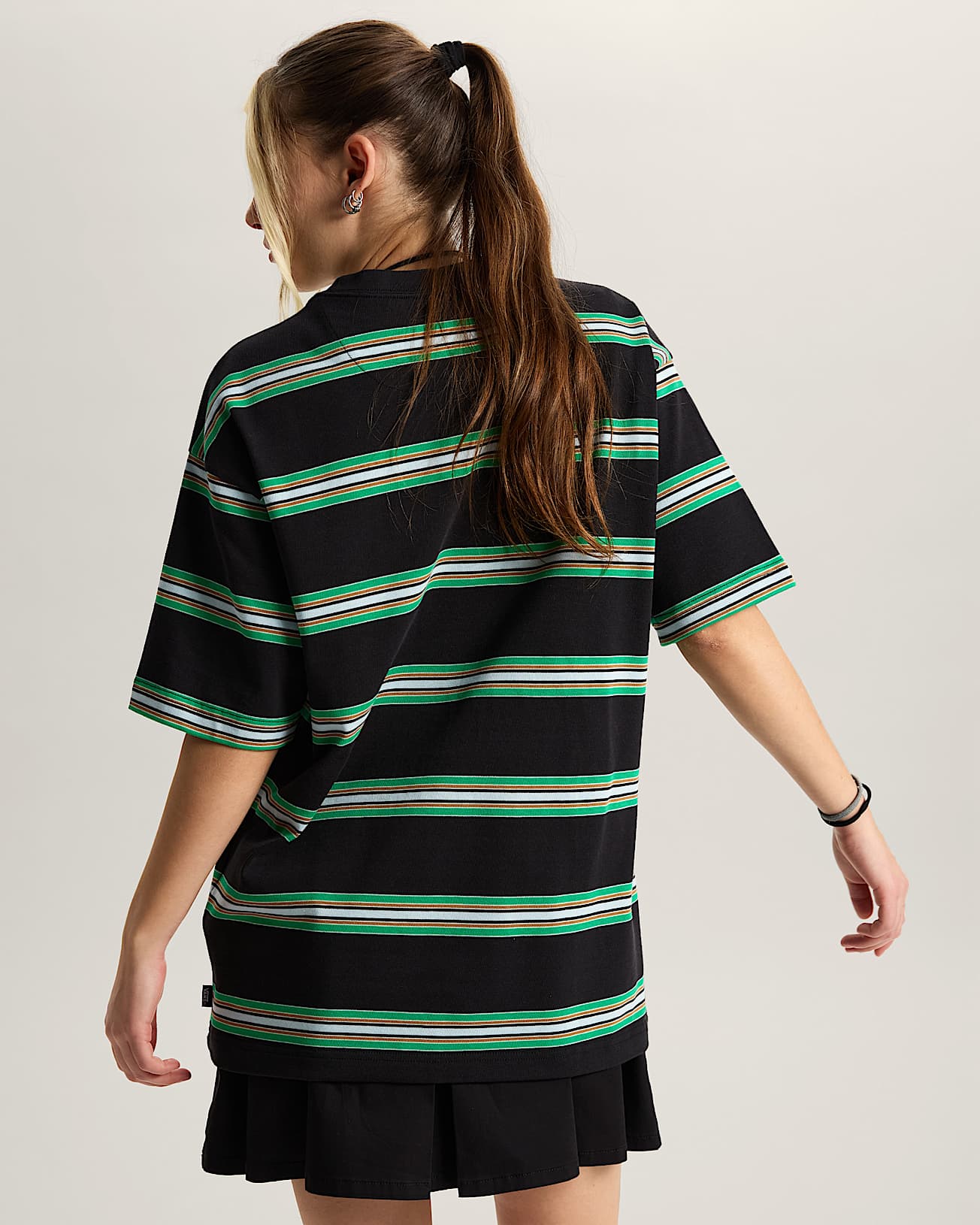 Mesa Stripe TShirt  VANS Schwarz ALT6