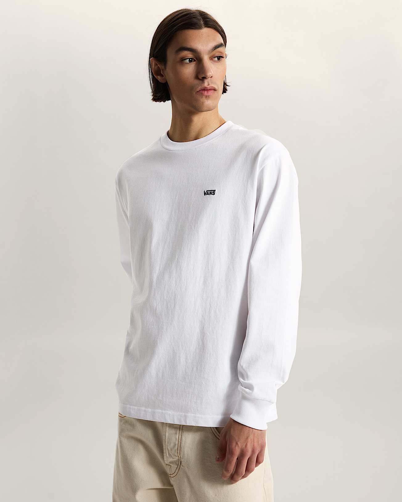 Tshirt  manches longues LEFT CHEST II LOOSE VANS Blanc ALT2