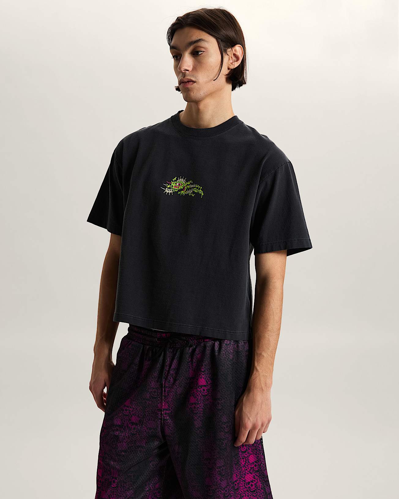 Kurzes Wreckpack Claw Peace TShirt VANS Schwarz ALT2