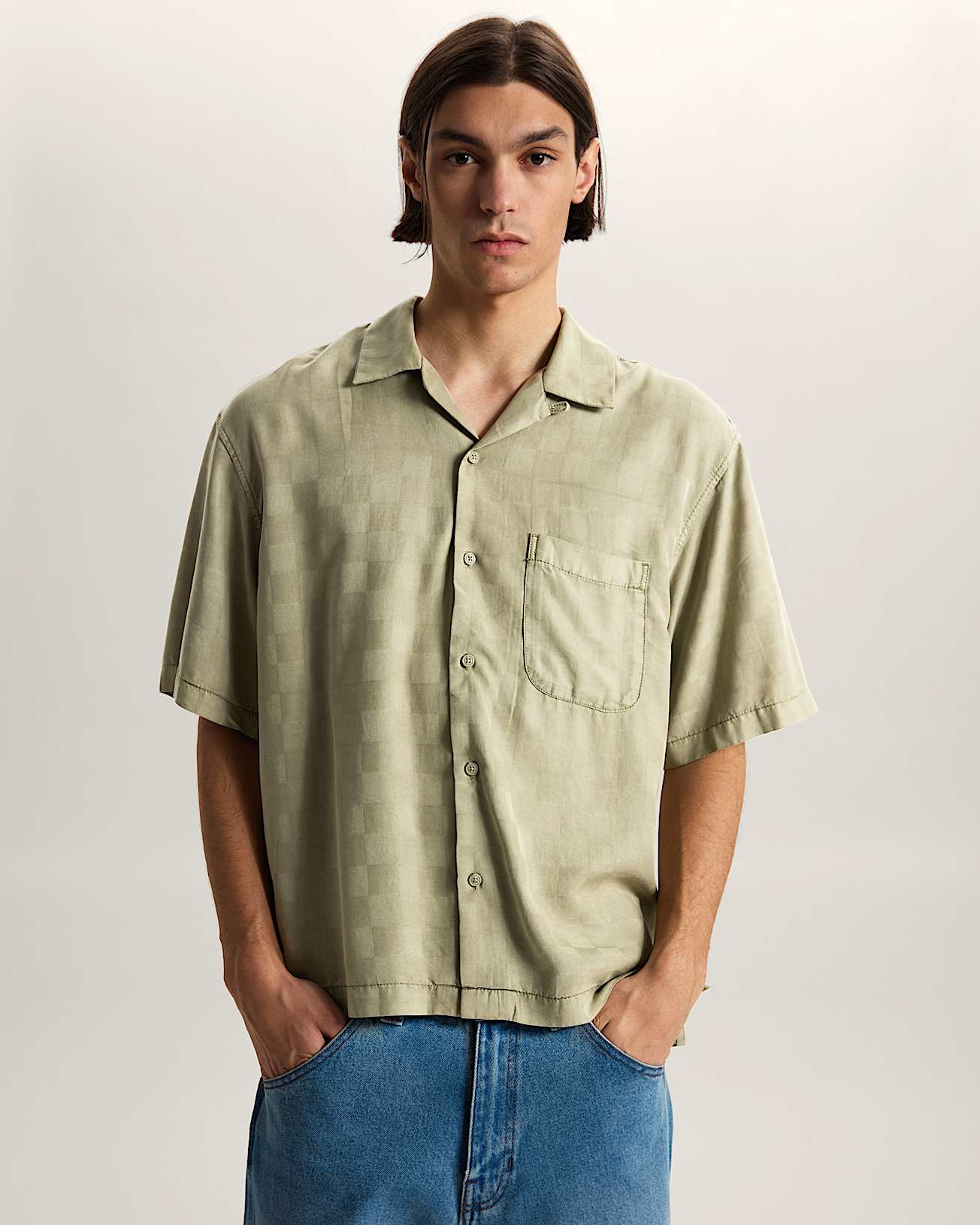 Camisa Van Doren Check Camp VANS Beis ALT2