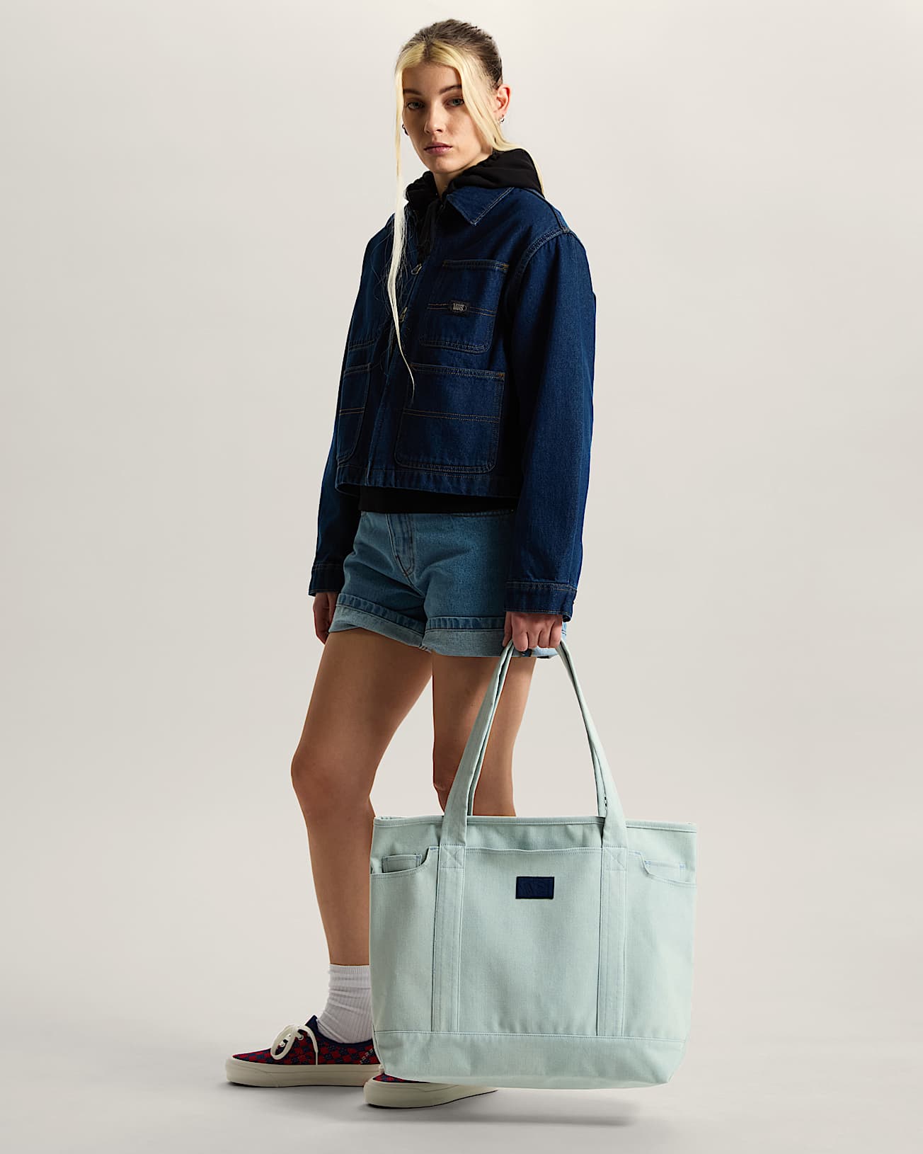 Premium Pergs Tote BLUE ICE VANS Bleu ALT3