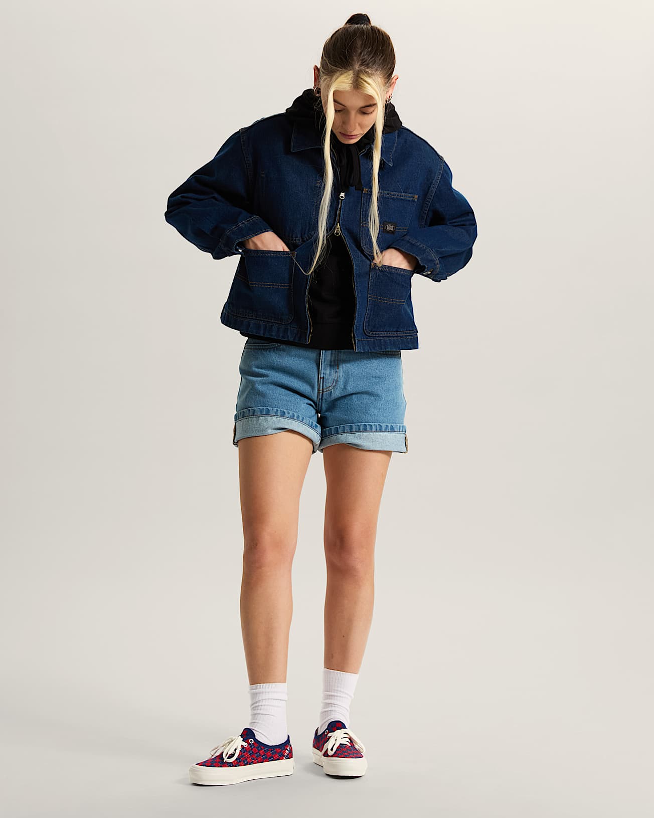 Veste de travail Emily Boxy VANS Bleu ALT5