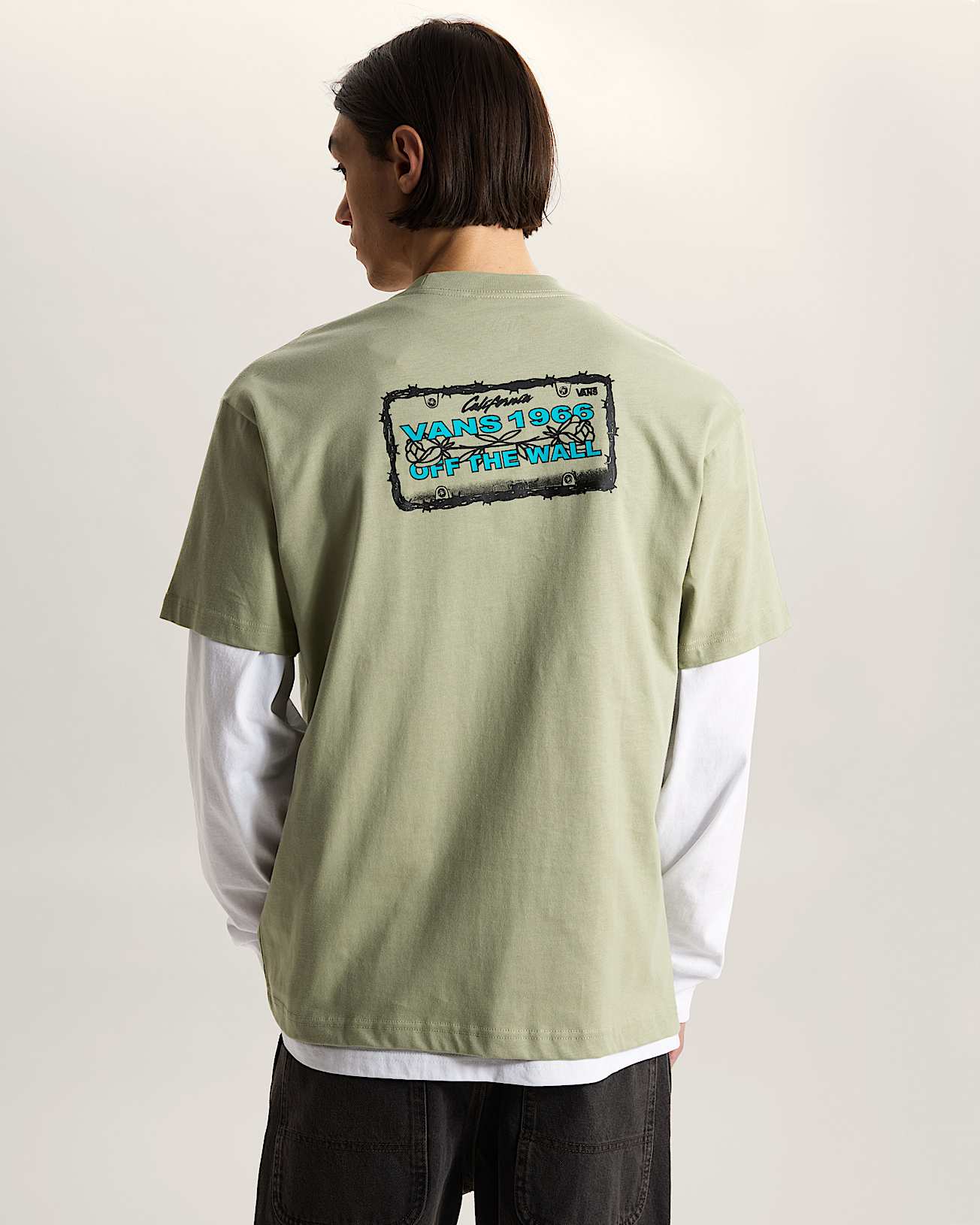 Maglietta Barb Plate Loose VANS Verde ALT3