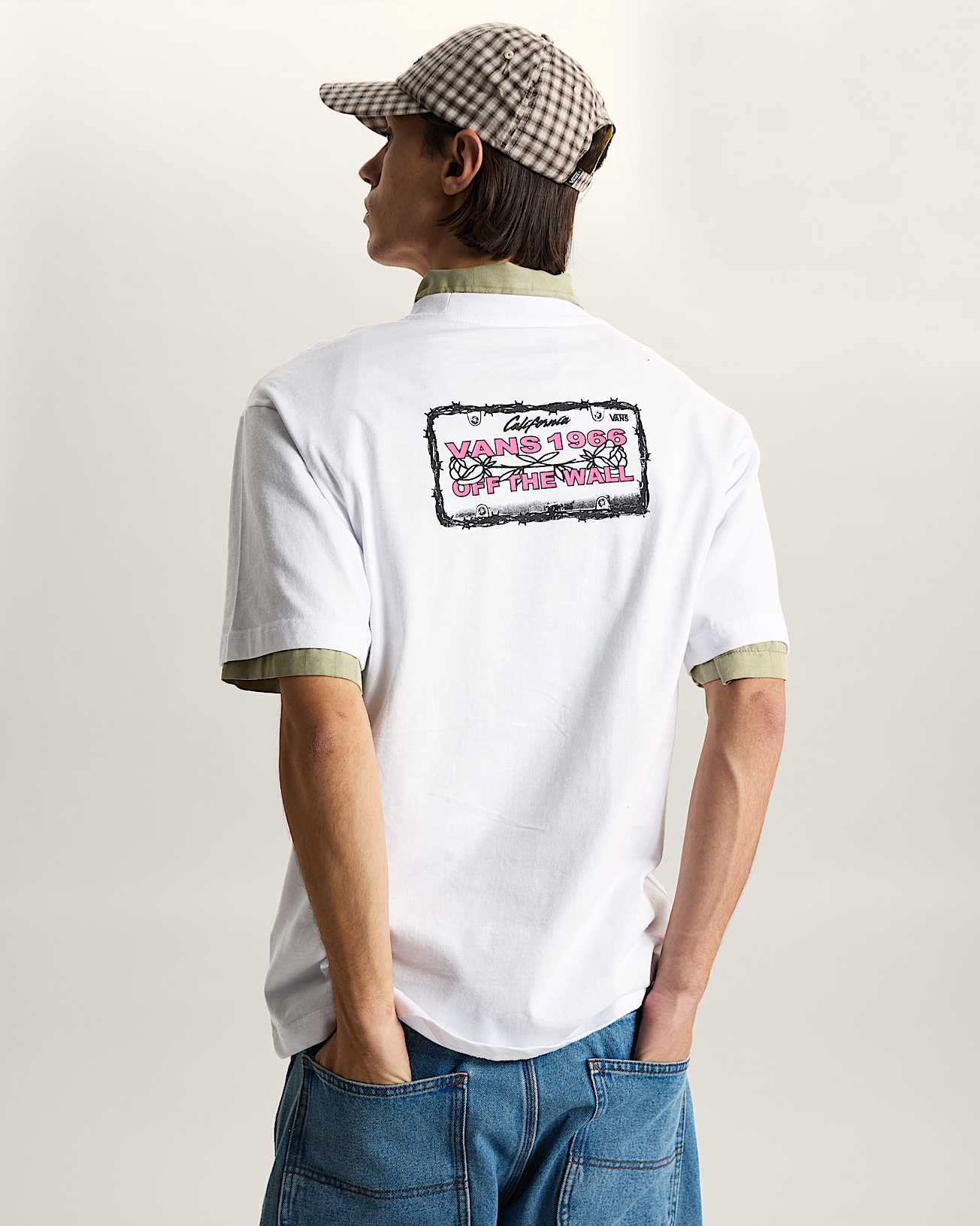 Tshirt Barb Plate Loose VANS Blanc ALT3