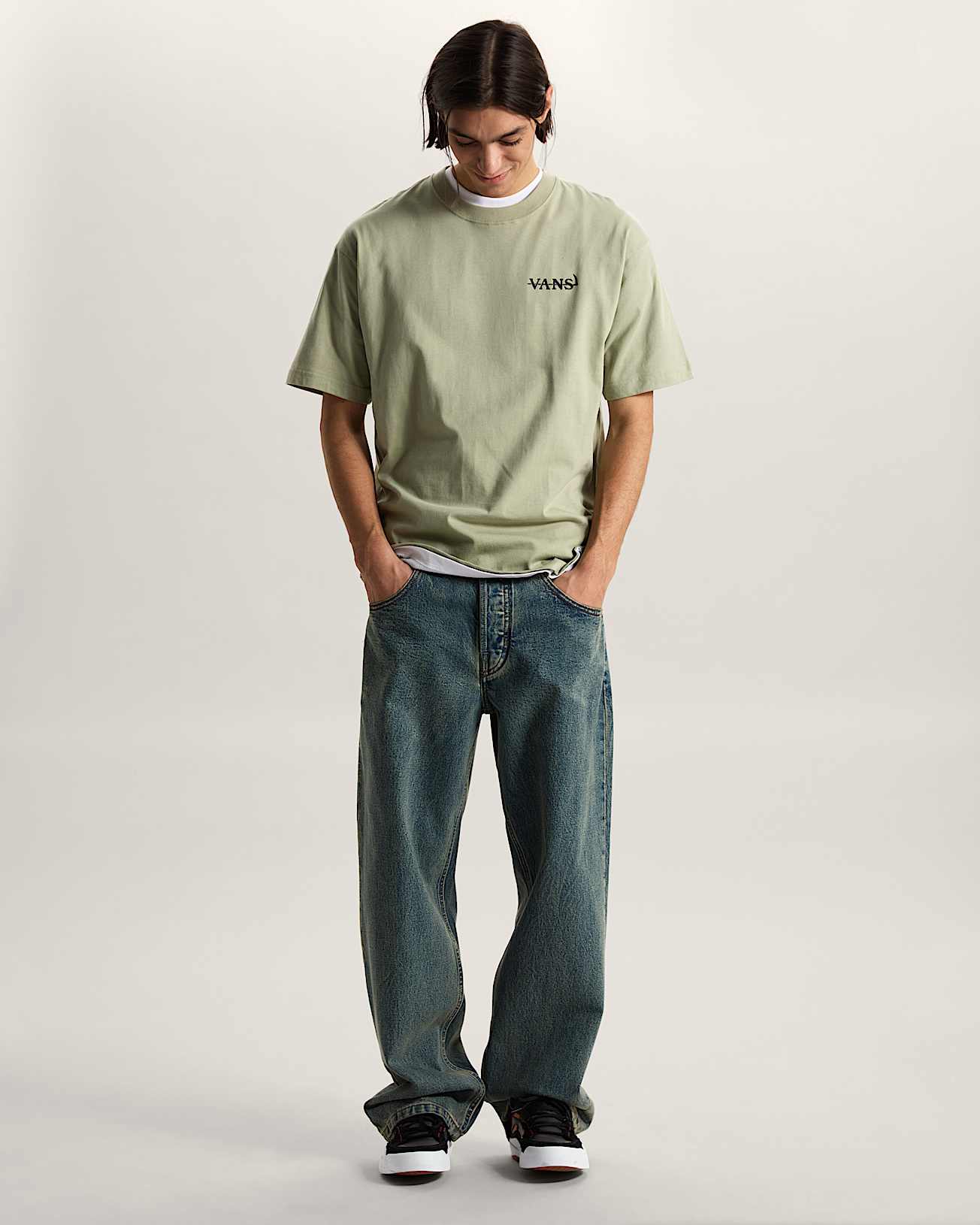 All amp Nought Loose TShirt VANS Beige ALT4