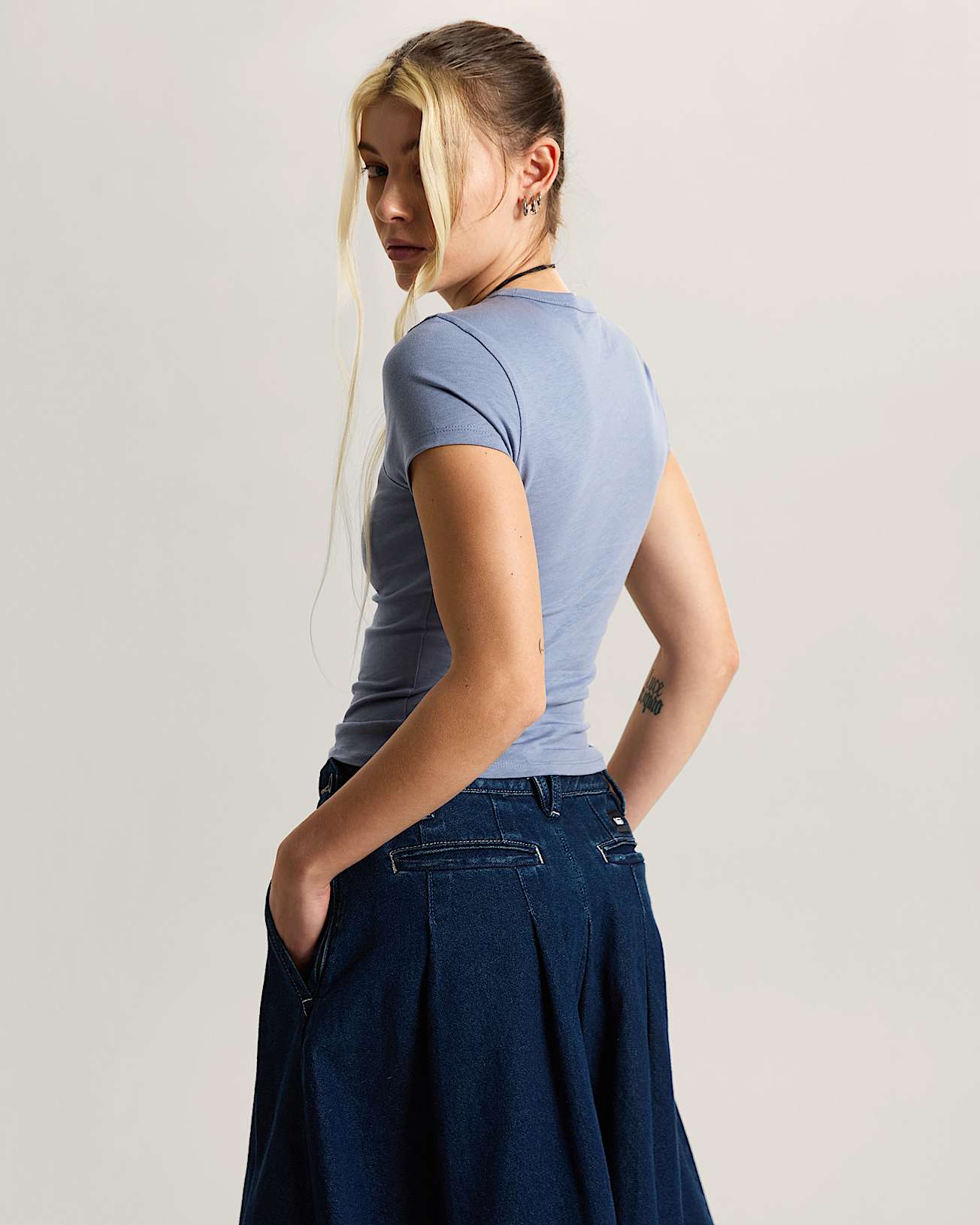 Tshirt Barbed Heart VANS Gris ALT3