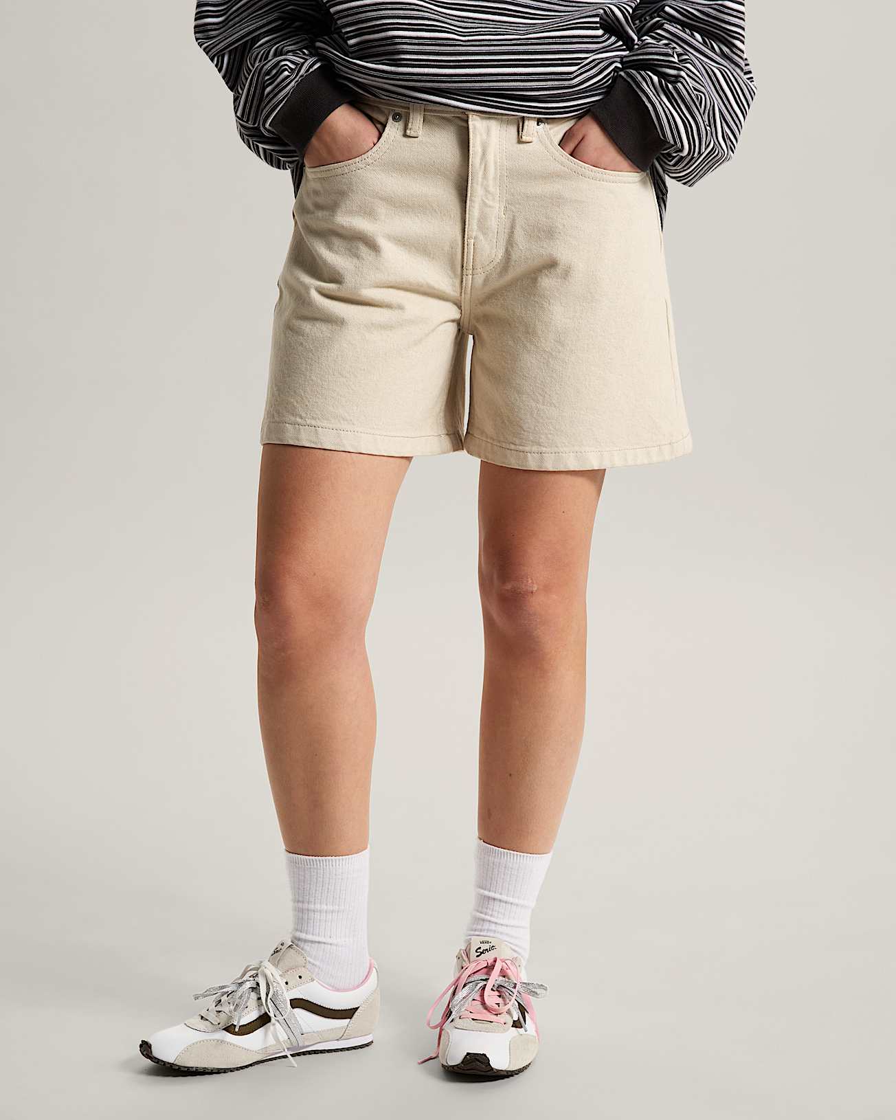 Check5 Shorts mit mittlerer Leibhhe VANS Beige ALT2