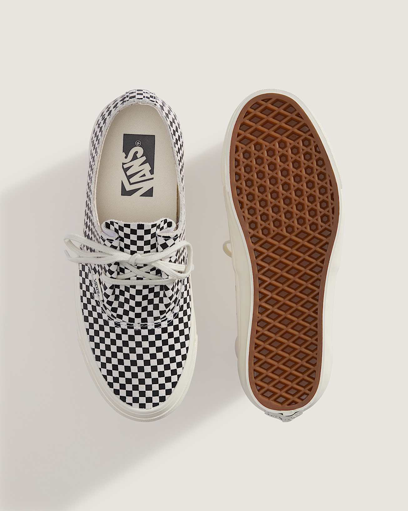 Chaussures Premium Authentic Ease Checkerboard VANS Noir ALT2
