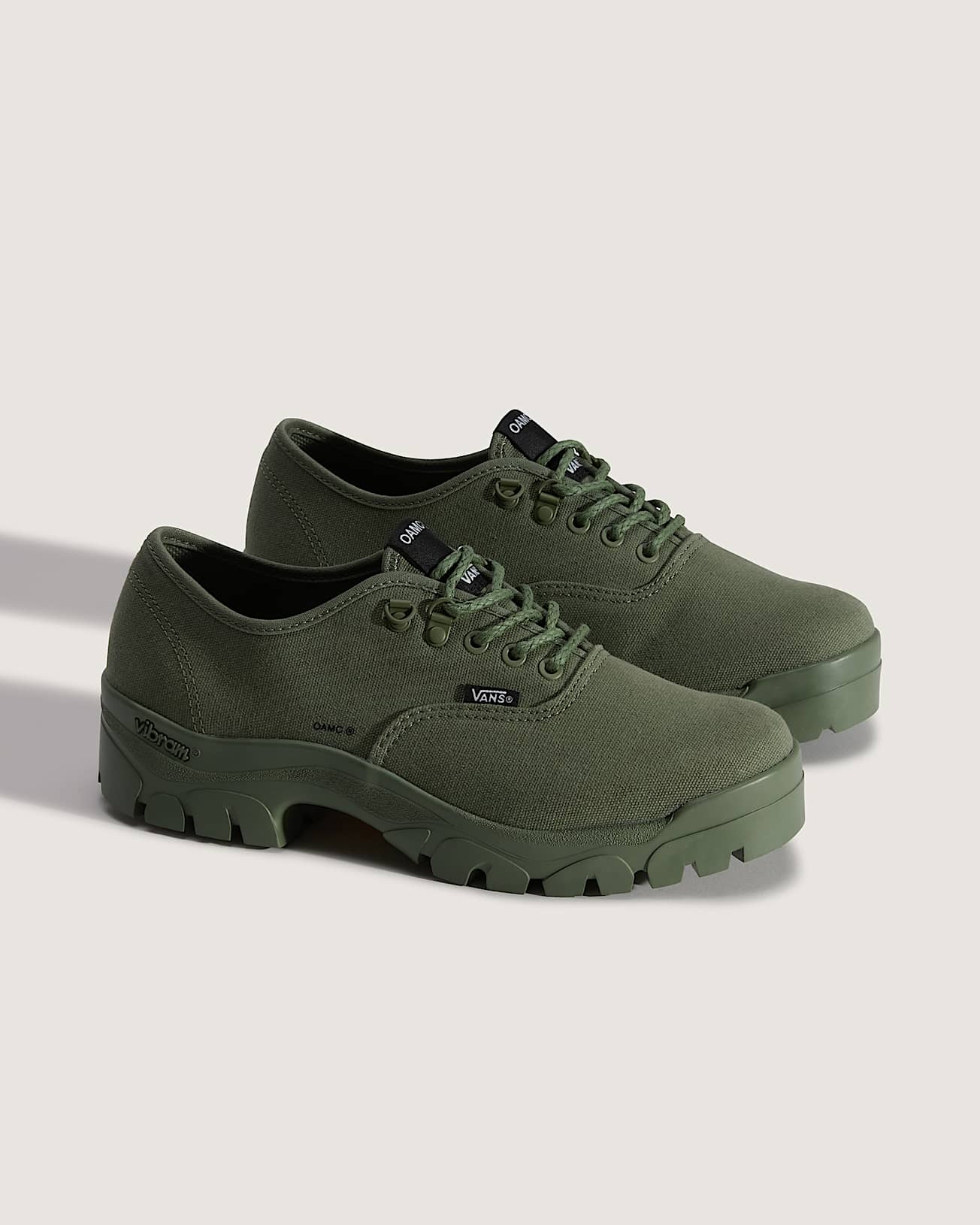Chaussures OTW by Vans X OAMC Authentic Oxford VANS Vert ALT1