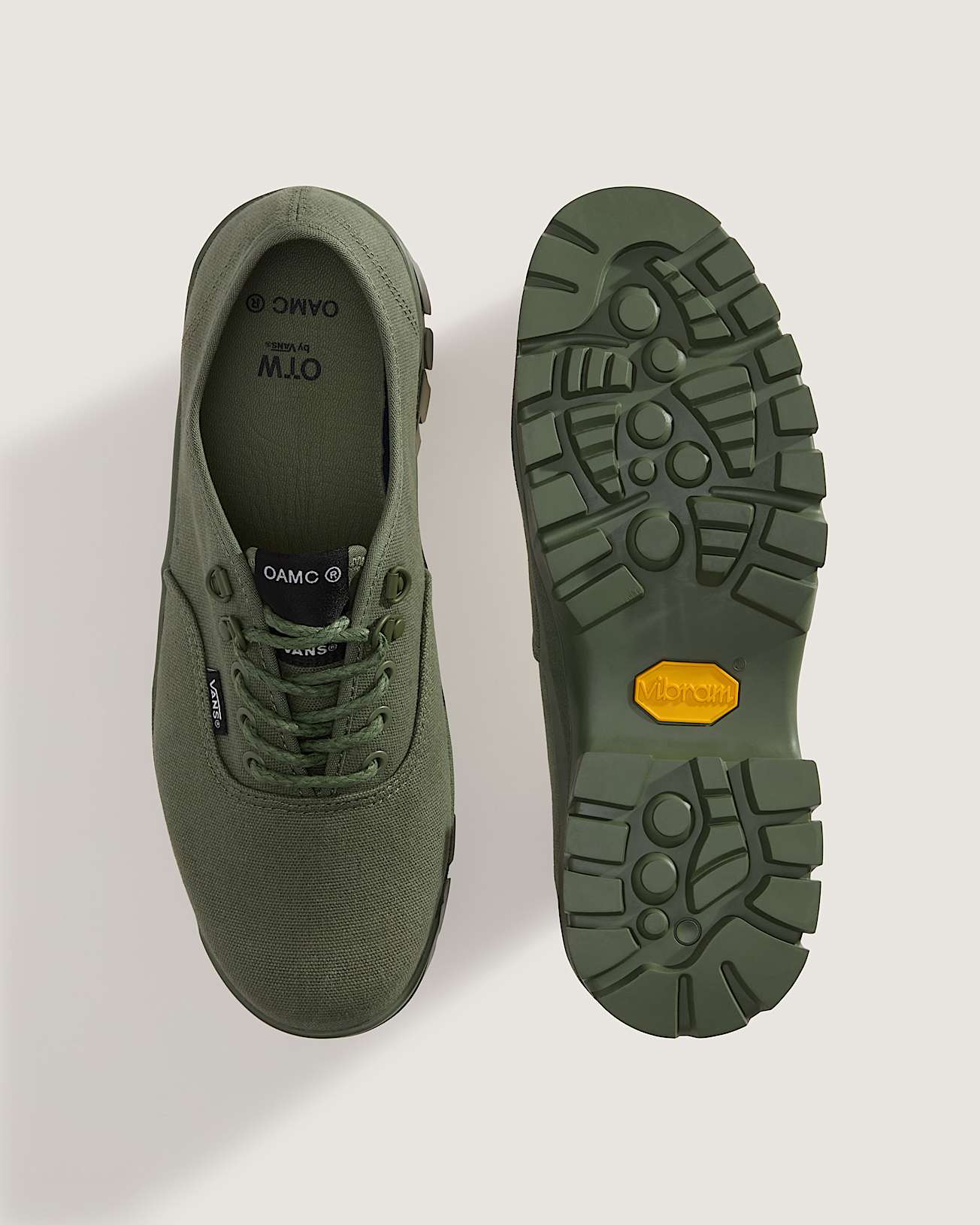 Chaussures OTW by Vans X OAMC Authentic Oxford VANS Vert ALT2