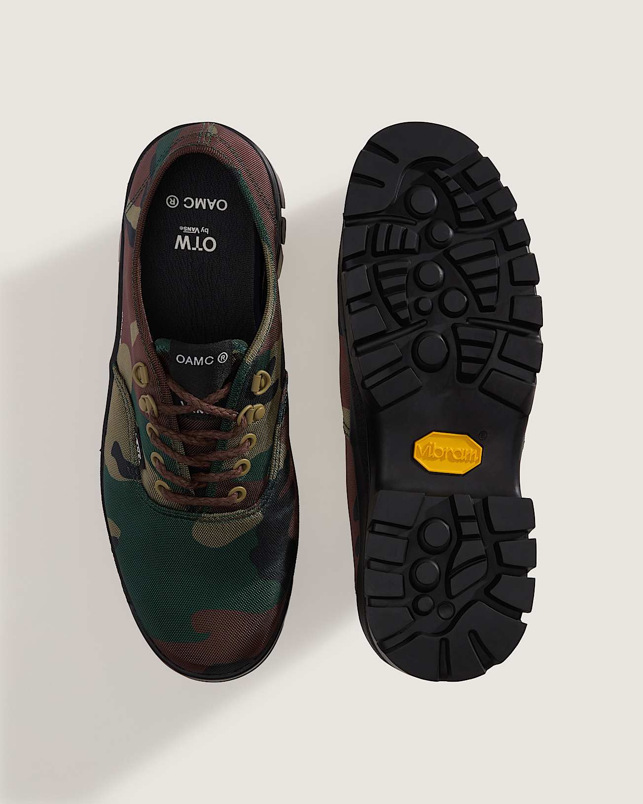 Chaussures OTW by Vans X OAMC Authentic Oxford VANS Vert ALT2