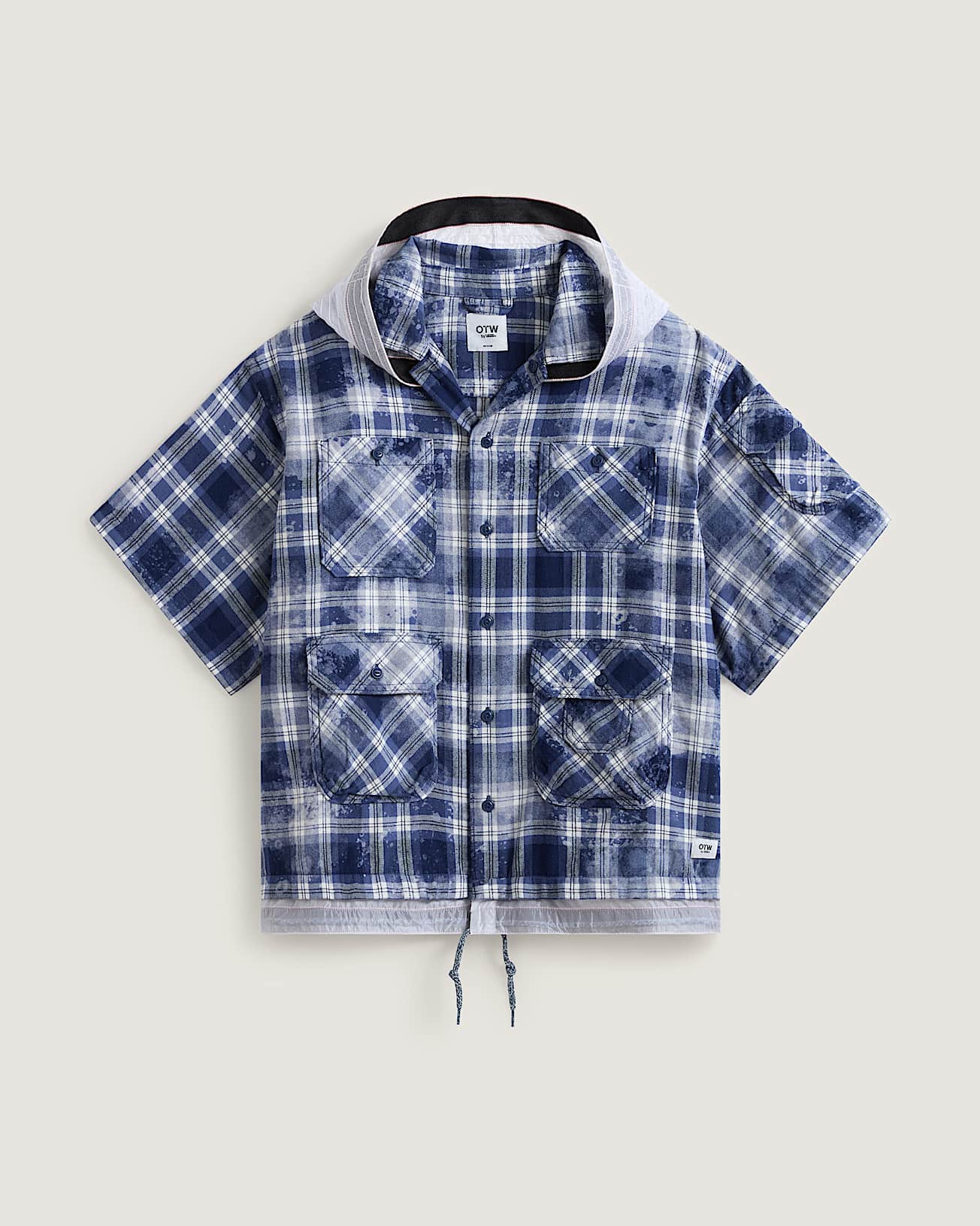 OTW x TDC Double Layered Shacket Deep Indigo VANS Azul HERO