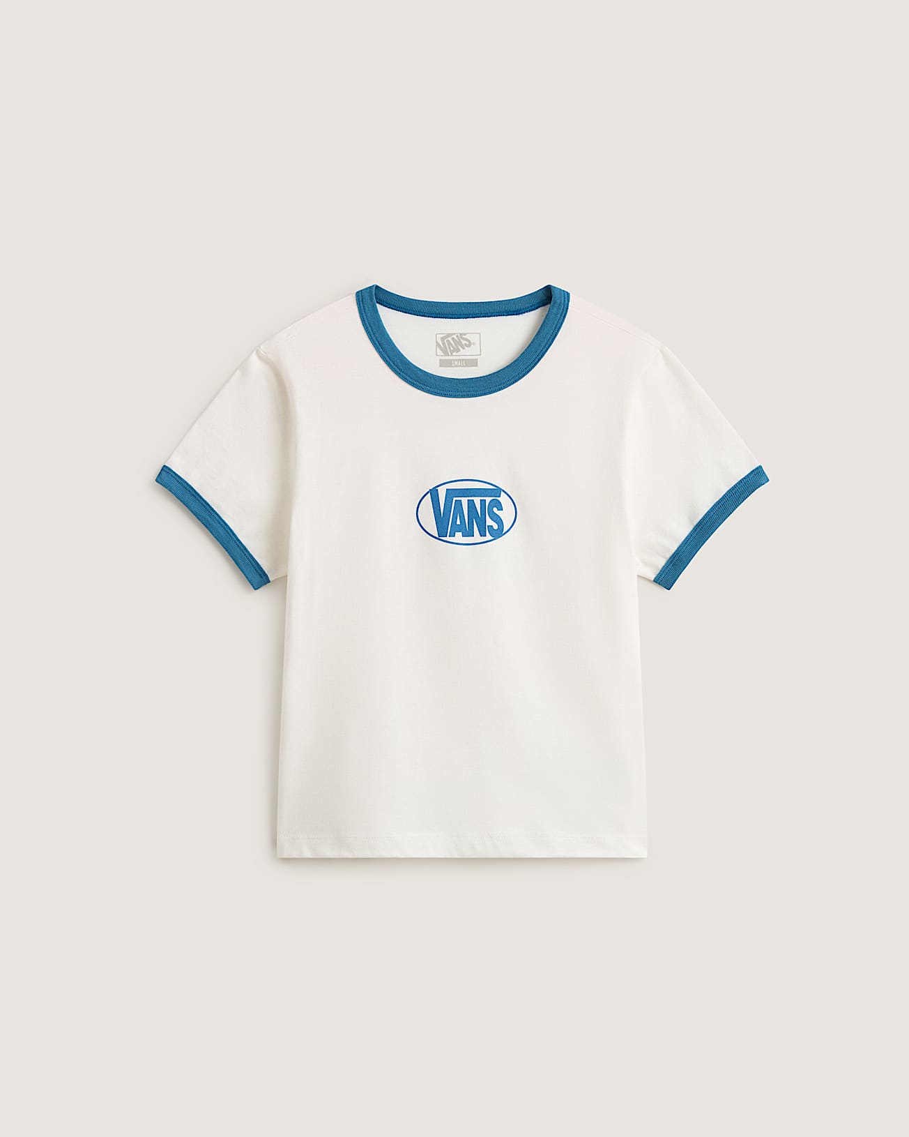 Camiseta Circle V Ringer VANS Blanco HERO