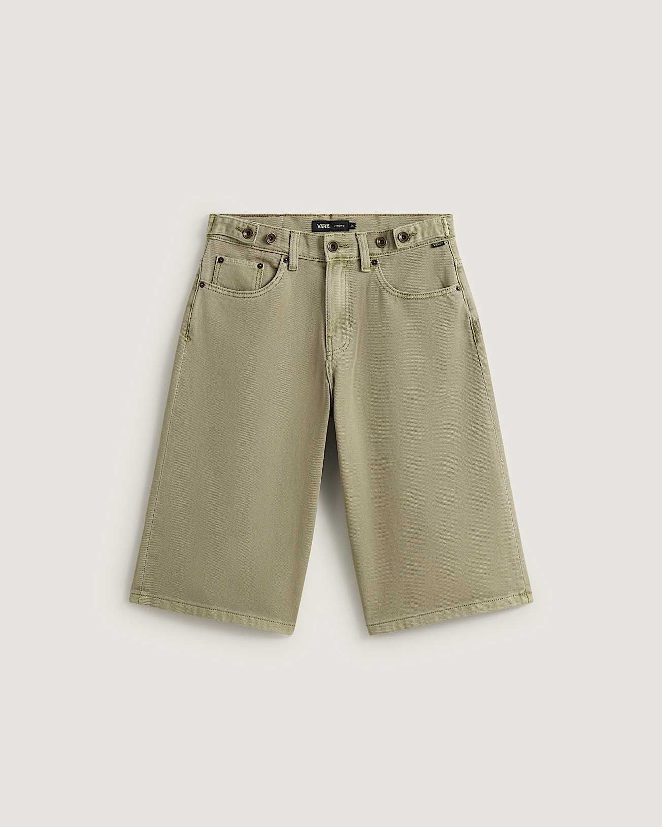 Short Cinched Check5 Baggy VANS Beige HERO