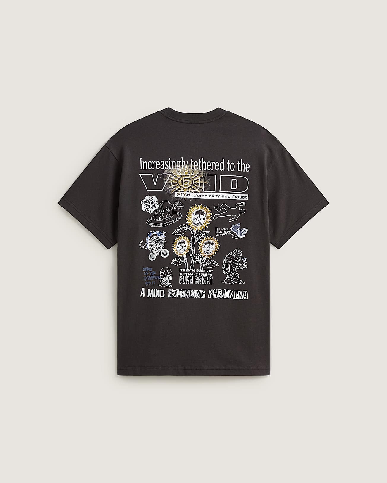 TETHERED SS TEE Faded Black VANS Preto ALT1