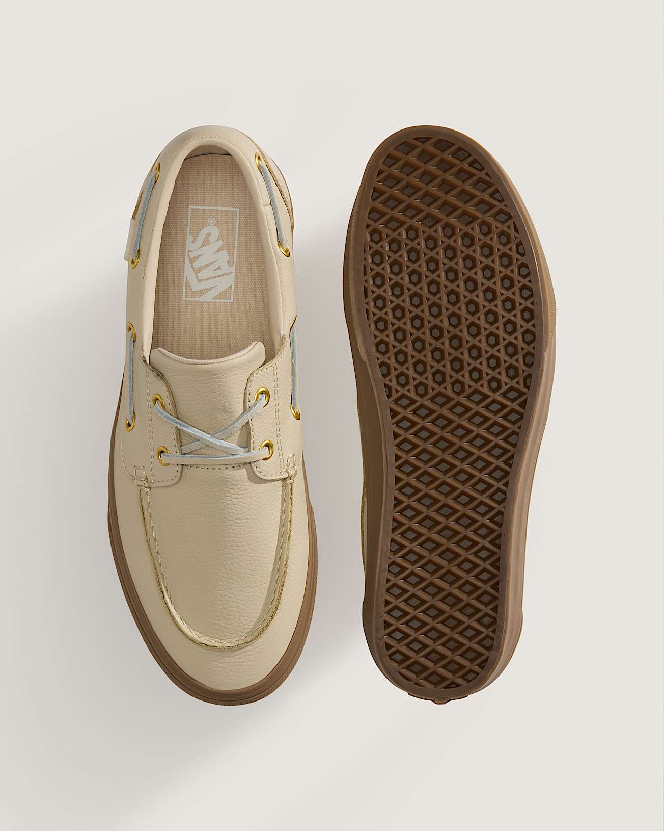 Chaussures bateau 2Eyelet VANS Beige ALT3