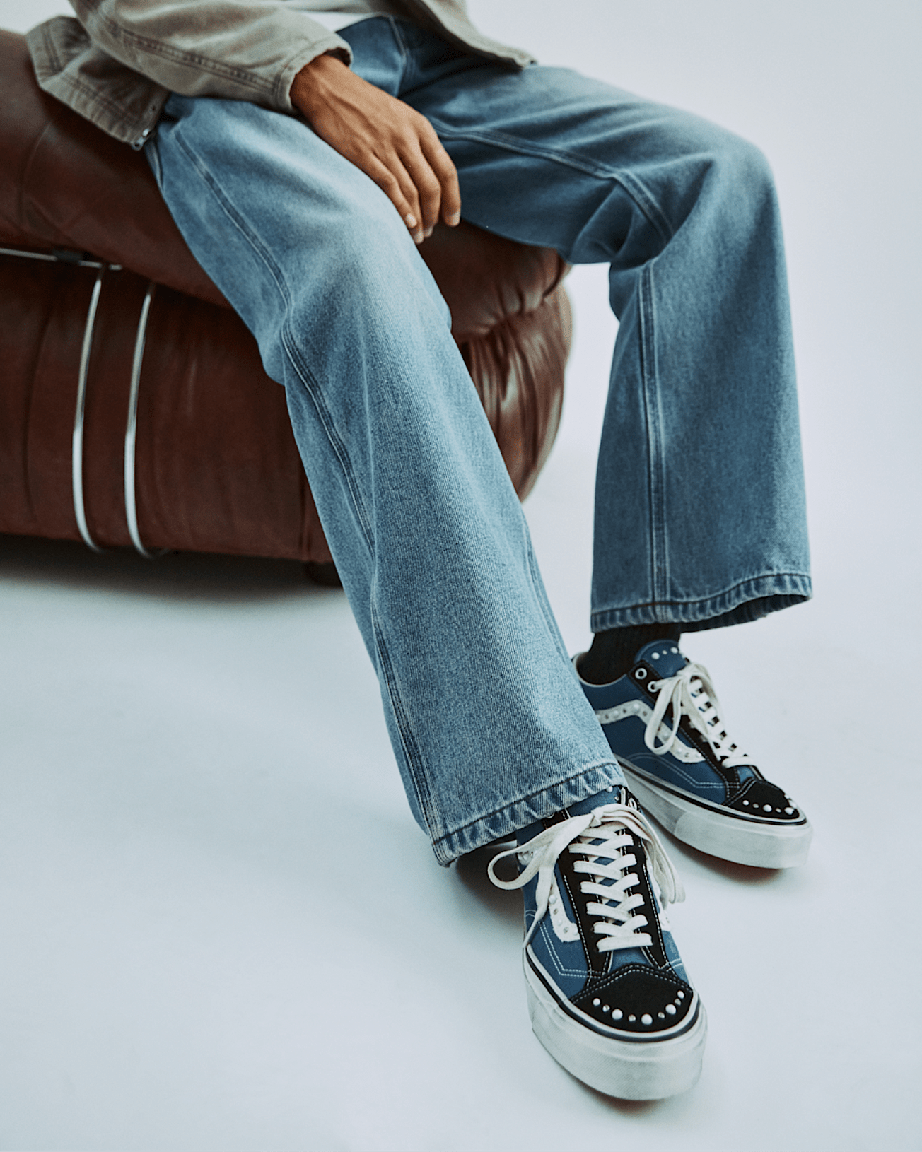 Scarpe Premium Old Skool VANS Nero ALT2