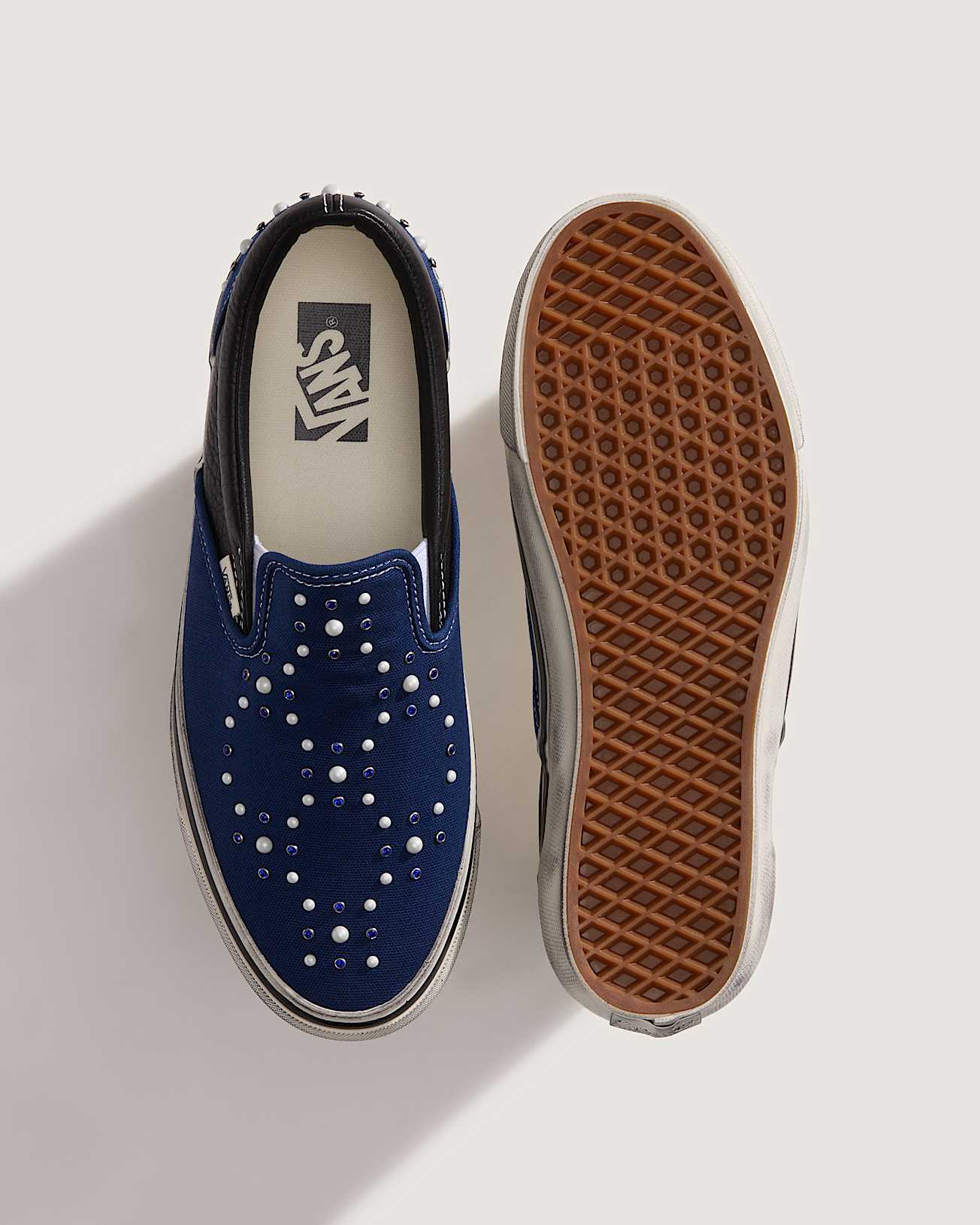 Scarpe Premium Classic SlipOn VANS Blu ALT4