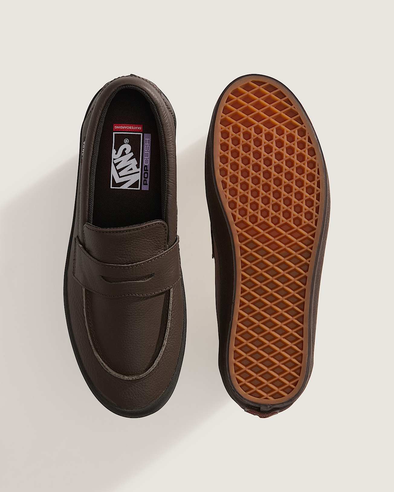 Chaussures Skate Loafer VANS Marron ALT2