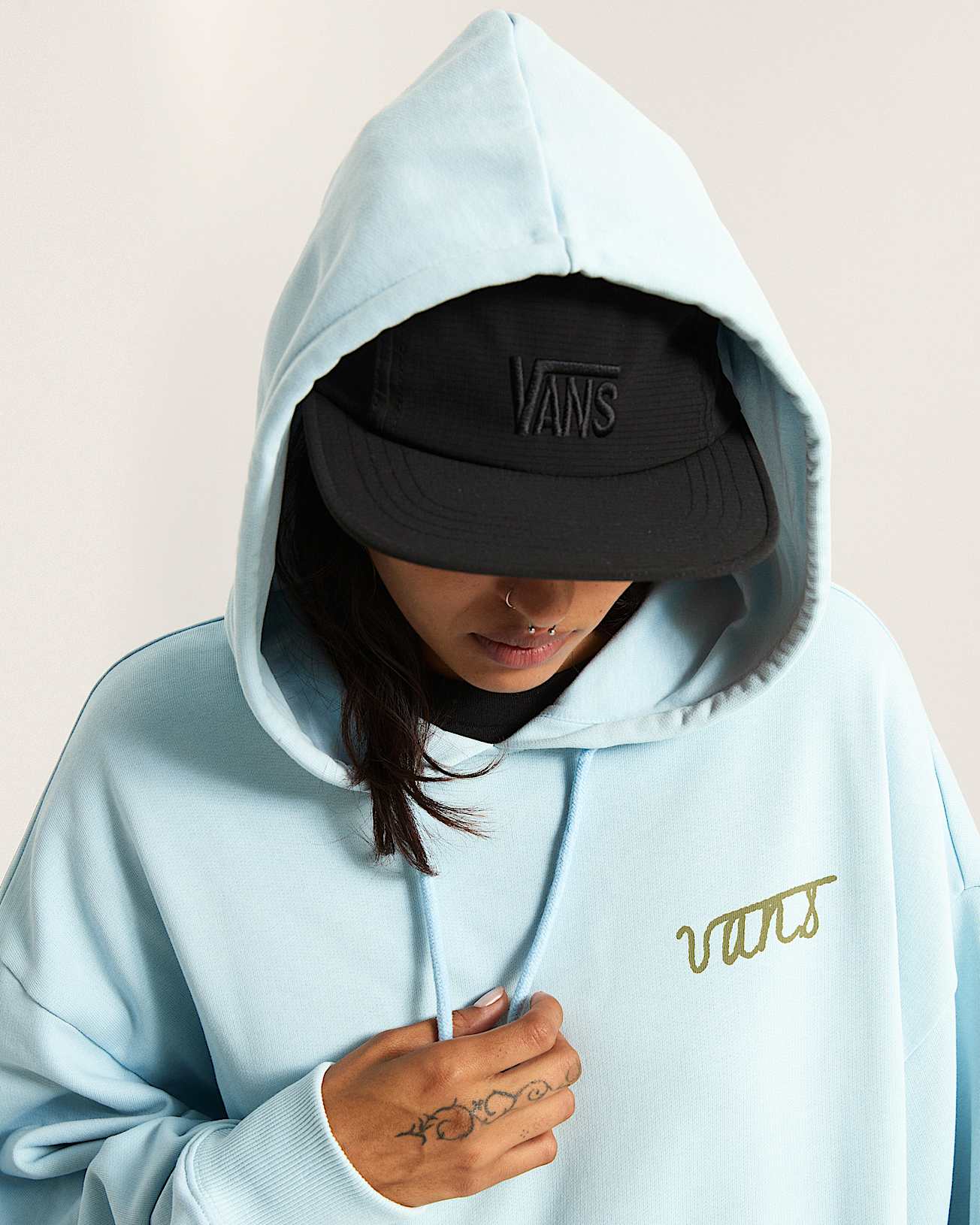 Felpa con cappuccio Crystal Dream VANS Beige ALT6