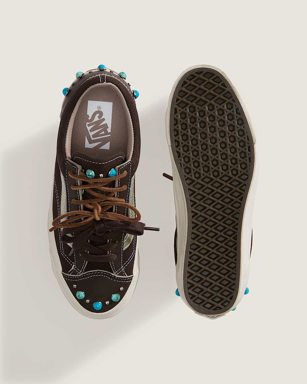 Premium Old Skool Shoes VANS Brown ALT4